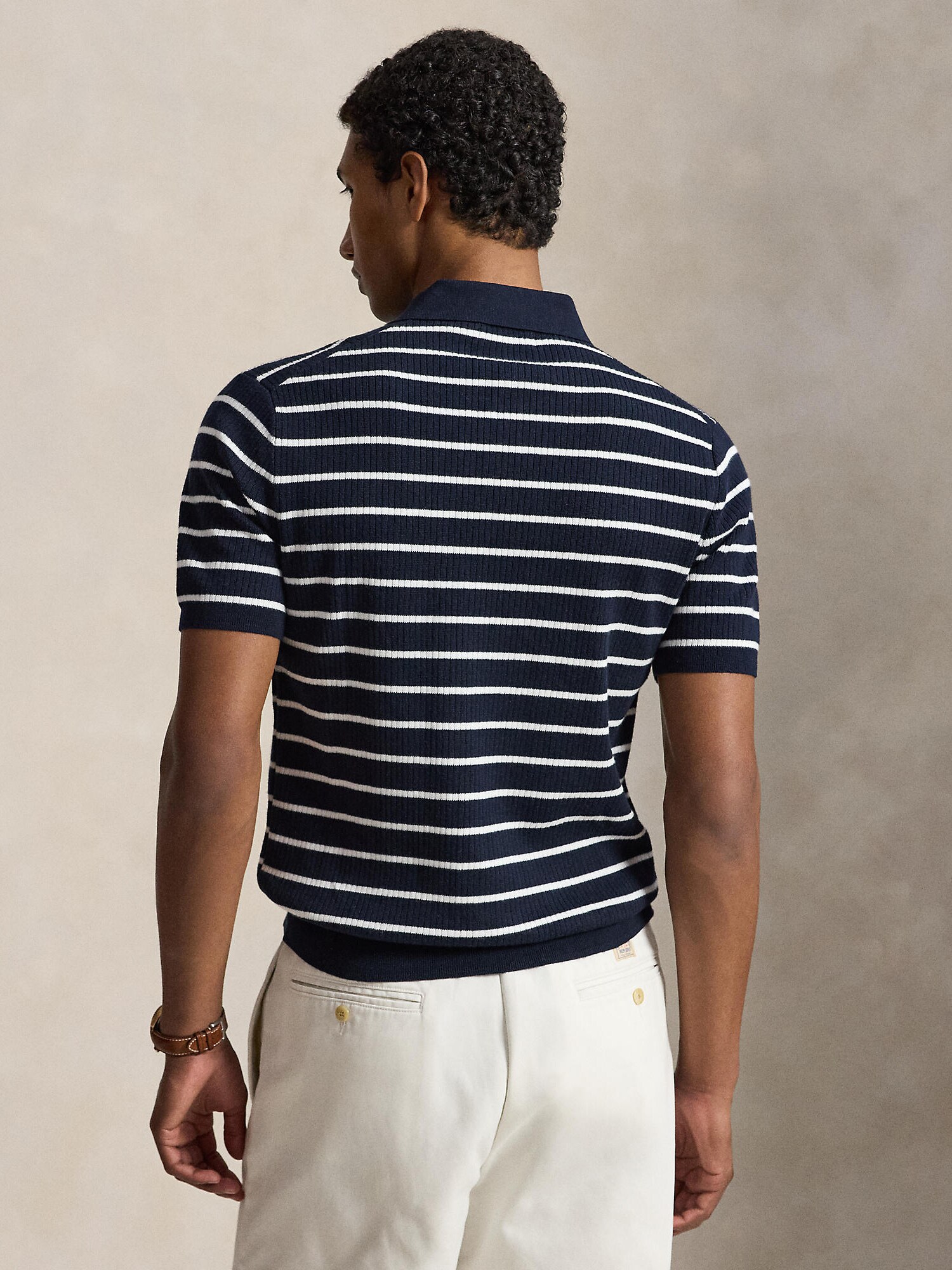 Polo Ralph Lauren Jersey navy / blanco – imagen 3