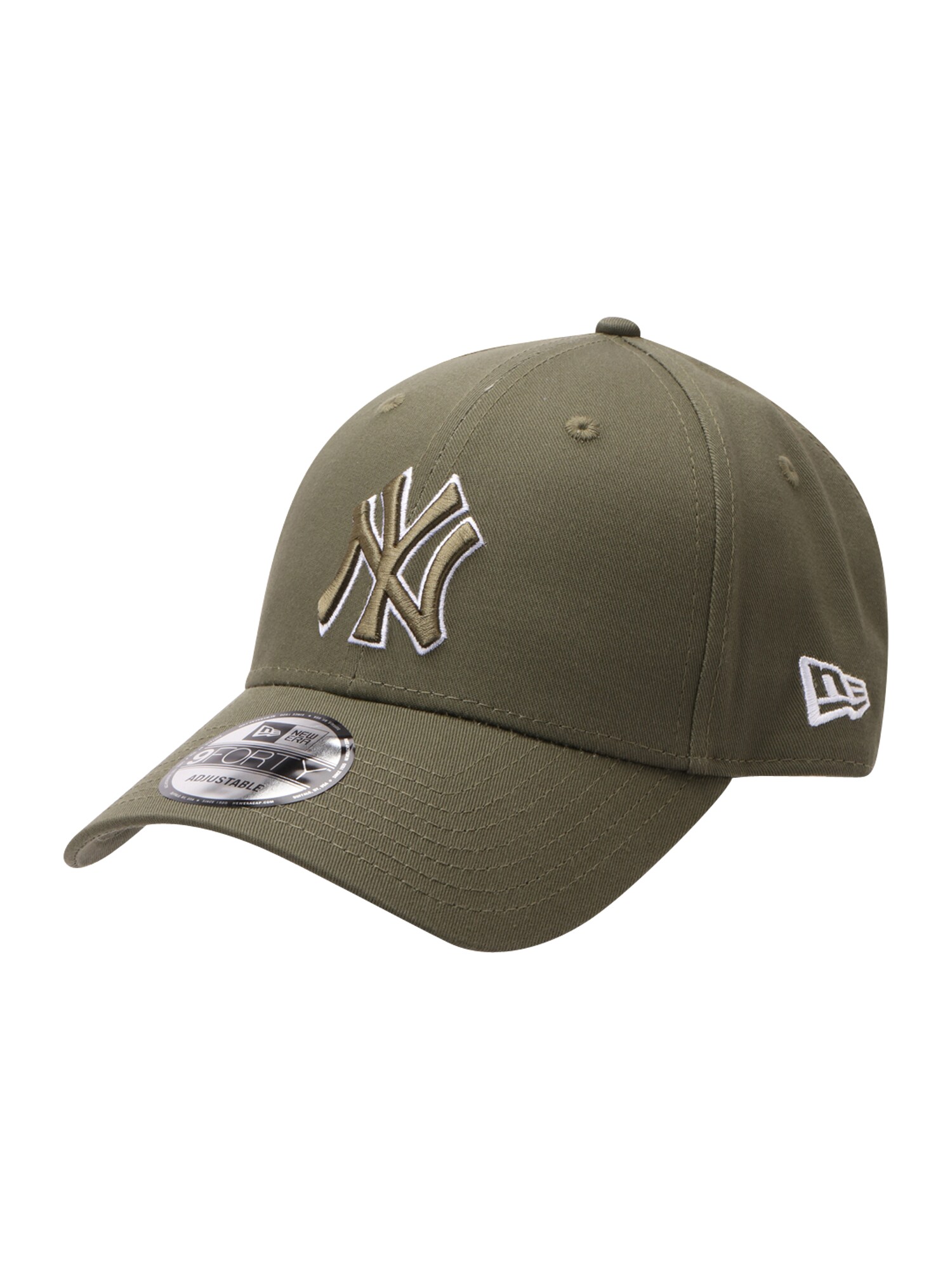 NEW ERA Sapkák 'OUTLINE 9FORTY NEYYAN'  szürke / zöld / fehér akciós termékkép 1