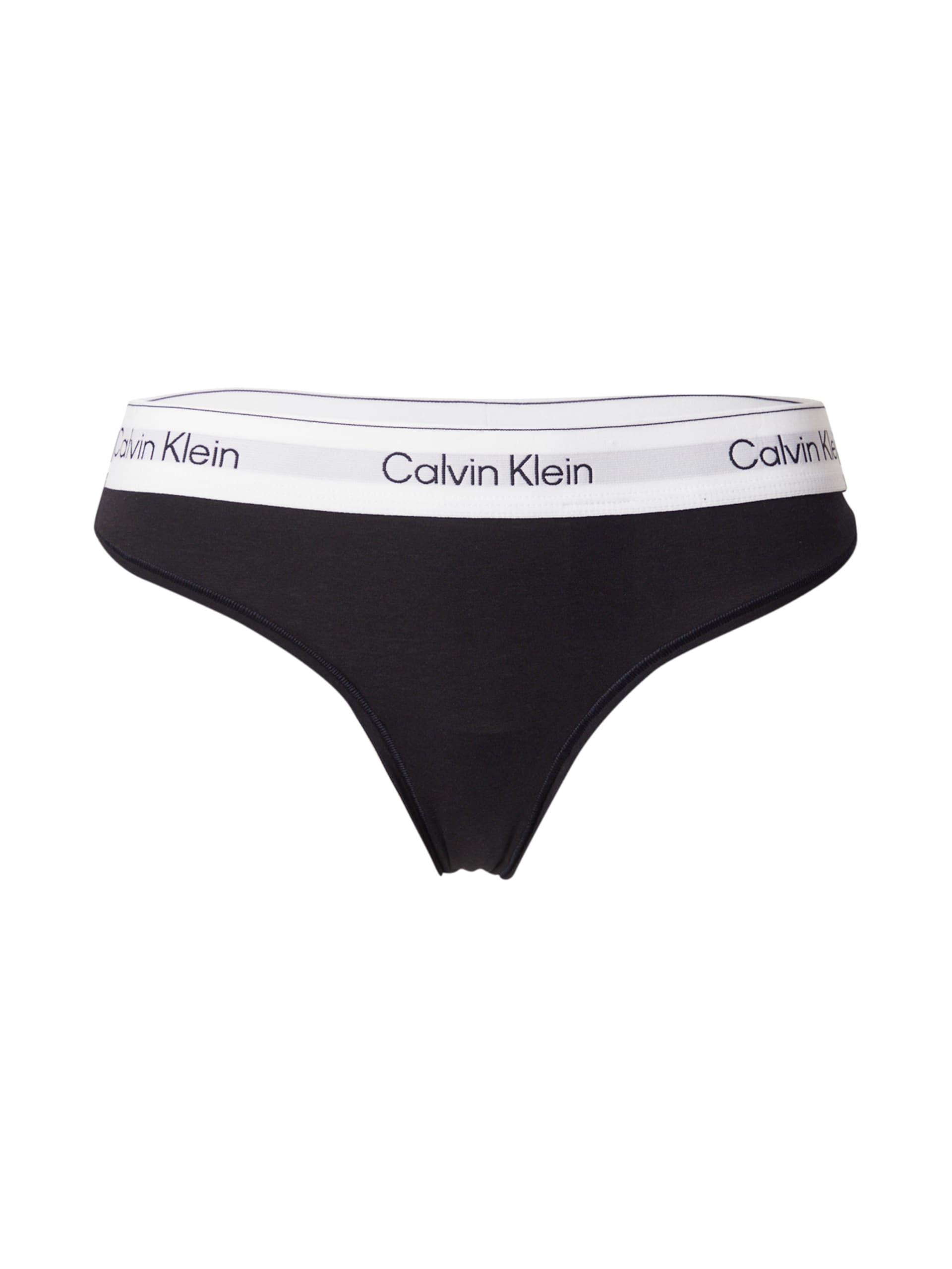 Calvin Klein Underwear String ljusgrå / svart dam