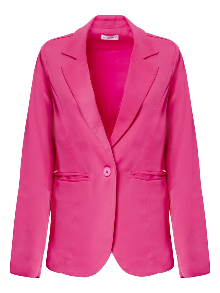 Influencer Blazer ' Lapel collar blazer ' Damen Größe 42 beige / pink