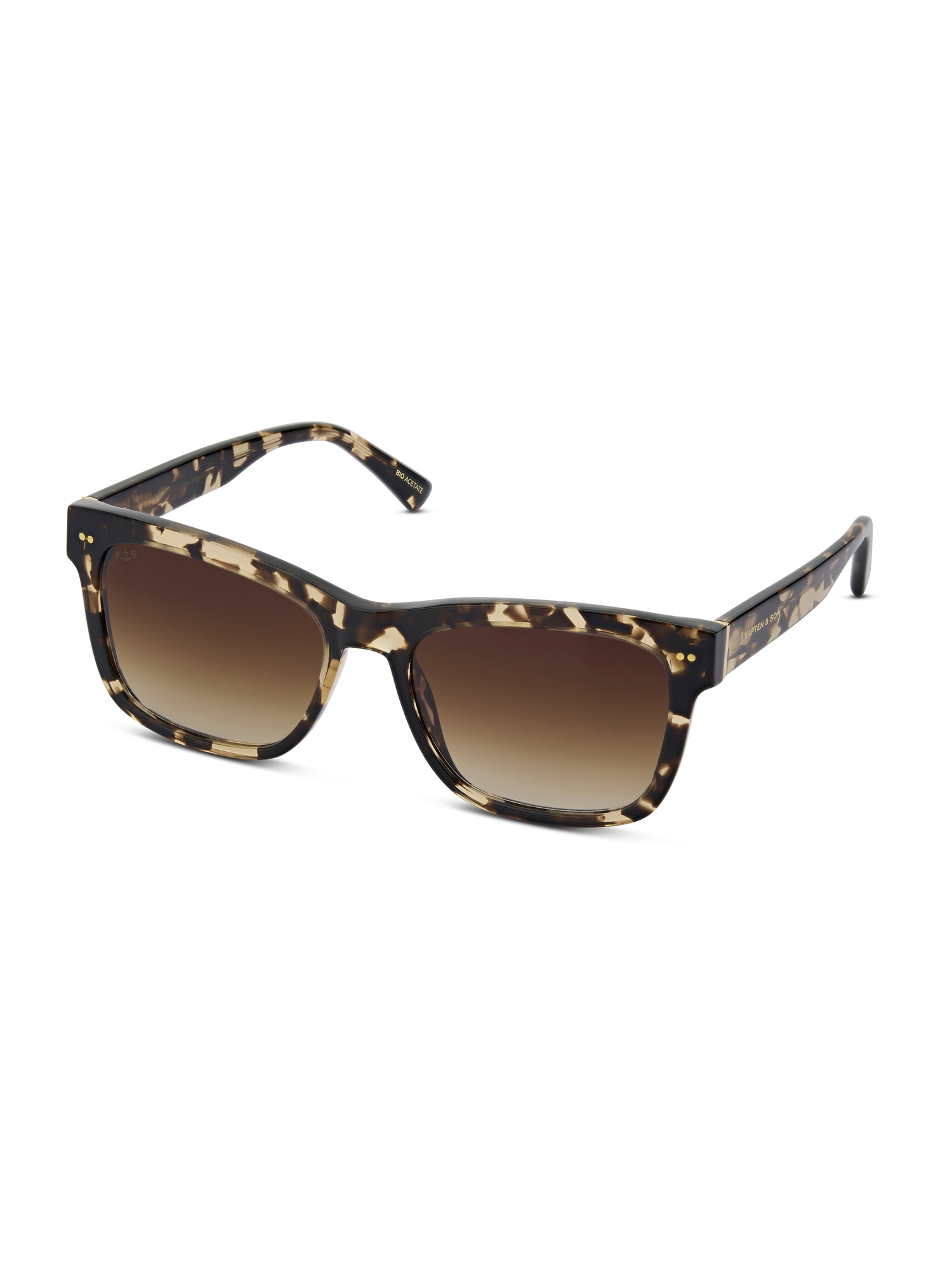 Kapten & Son Ochelari de soare Venice  crem / maro