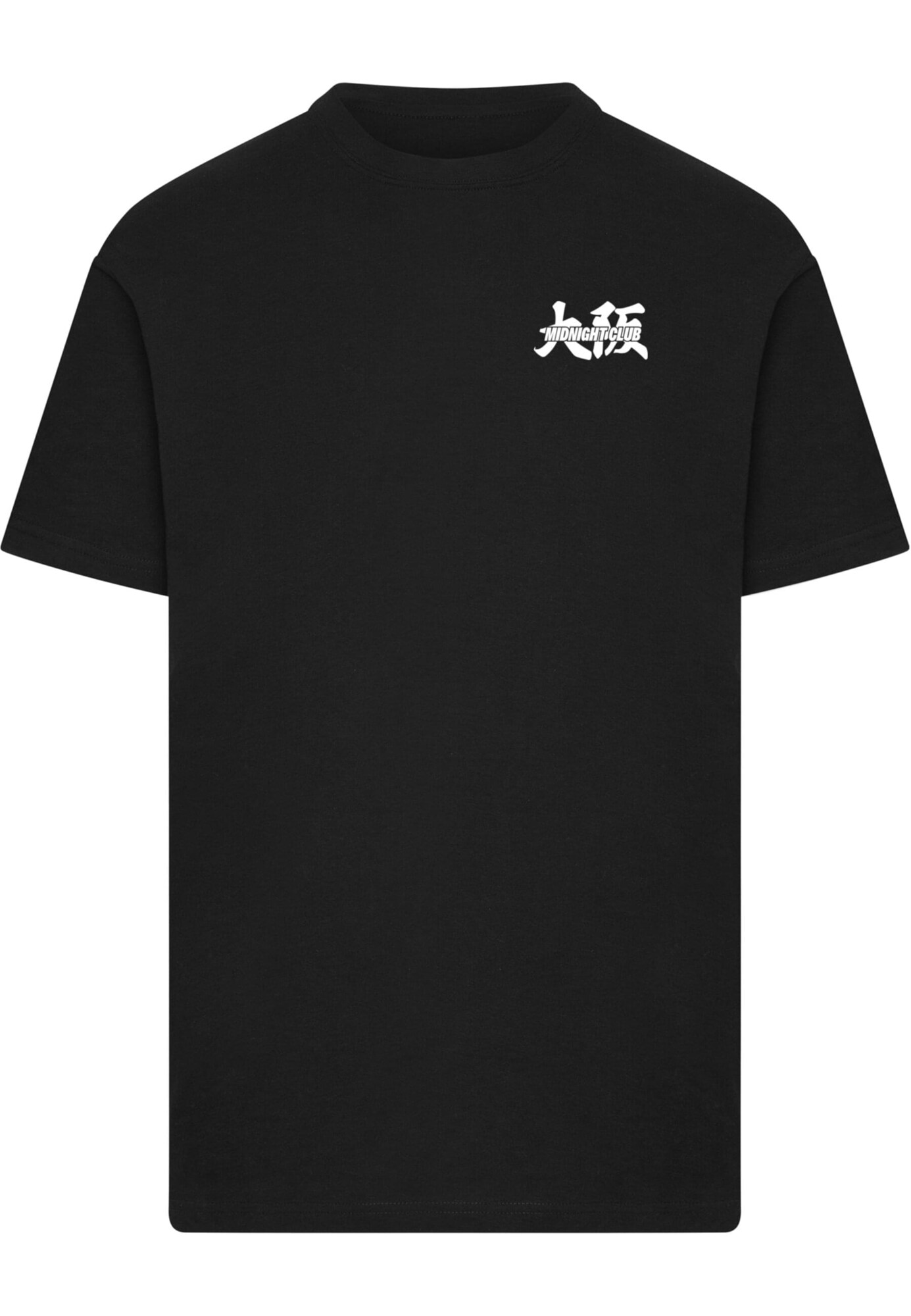 Mister Tee Tricou Midnight Racing Club  negru / alb