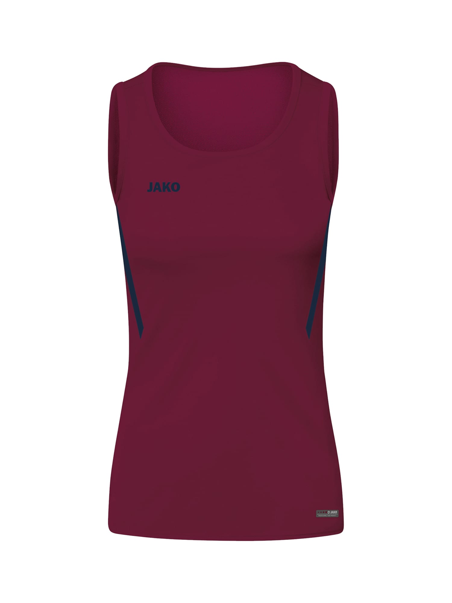 JAKO Sport top  roșu vin / negru