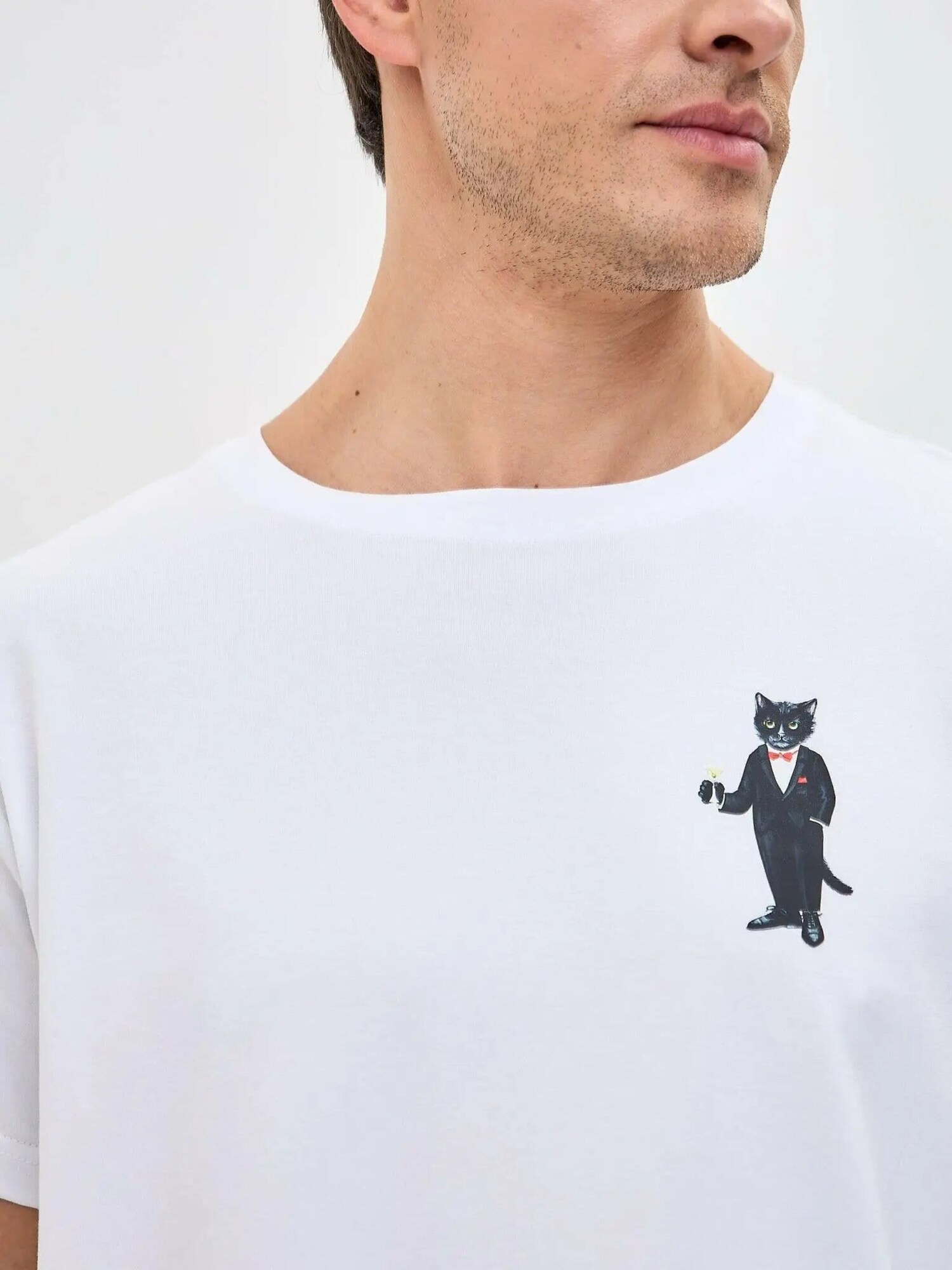 Cat e Lolette Tričko 'Mini Dandy Cat'  biela (obrázok 3)