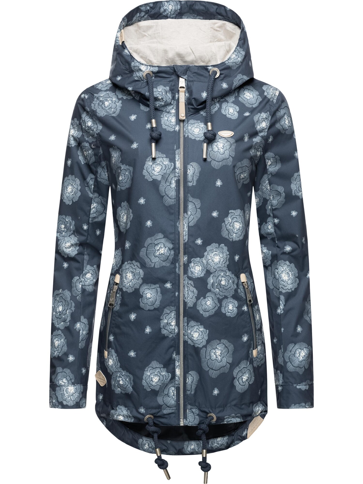 Ragwear Funkčná bunda 'Zuzka'  námornícka modrá / pastelovo modrá / prírodná biela