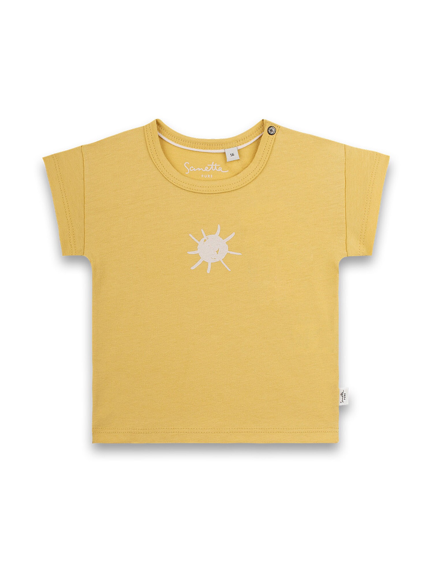 Sanetta Pure Marškinėliai tamsiai geltona / kūno spalva