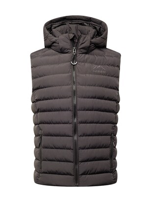 Superdry Bodywarmer ‘Fuji’ Zwart