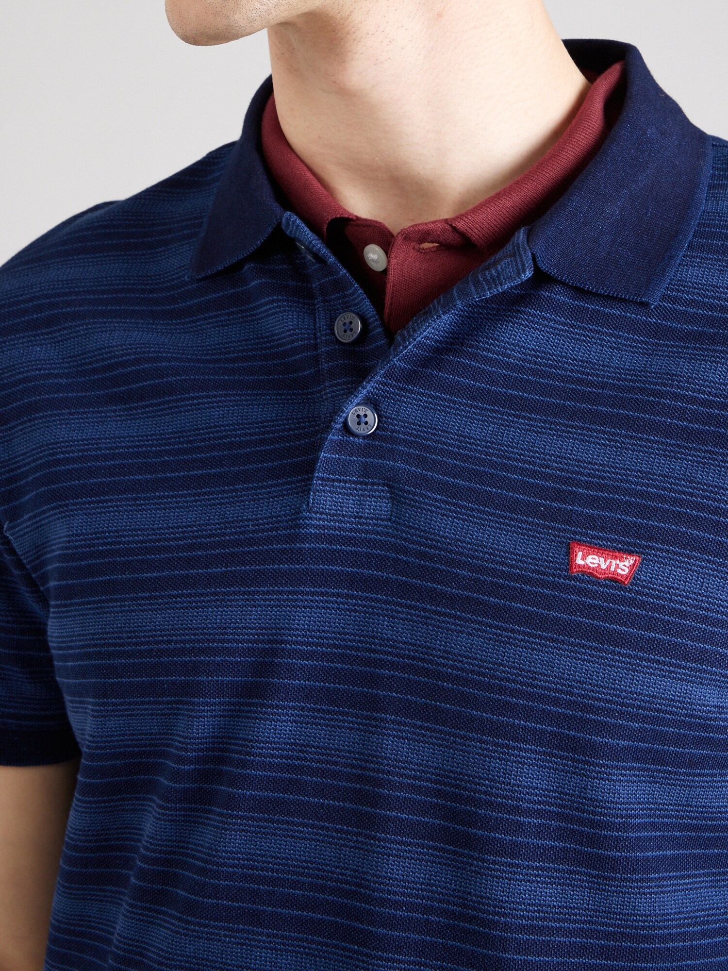 LEVI'S ® Tričko 'Housemark Polo' modrá / enciánová (obrázok 5)