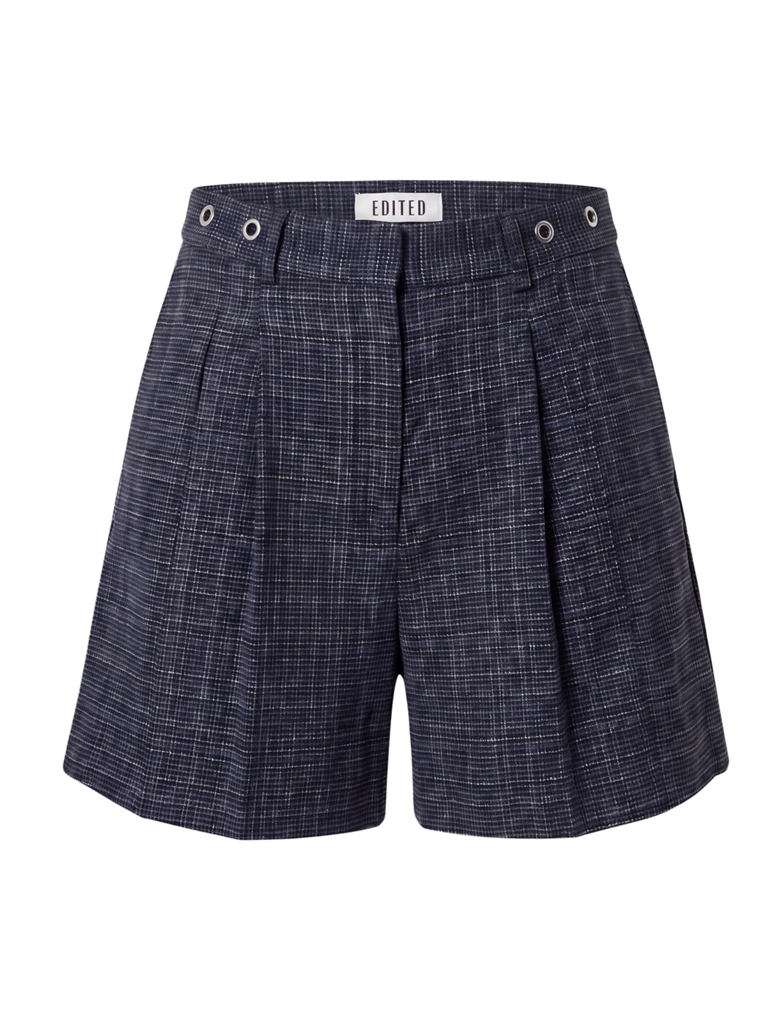 EDITED Pantaloni cutați Eleni albastru / gri