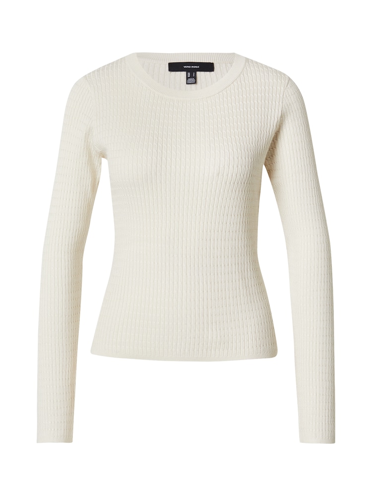 VERO MODA Pullover 'VMSilje' Damen Größe M wollweiß