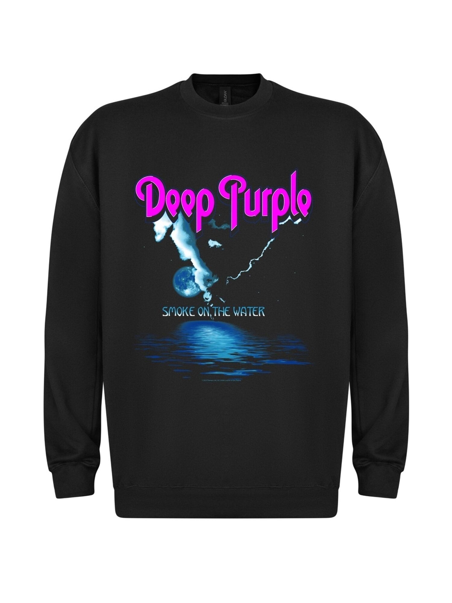 Rockshirts Sudadera 'Deep Purple - Smoke On The Water' negro – imagen 1