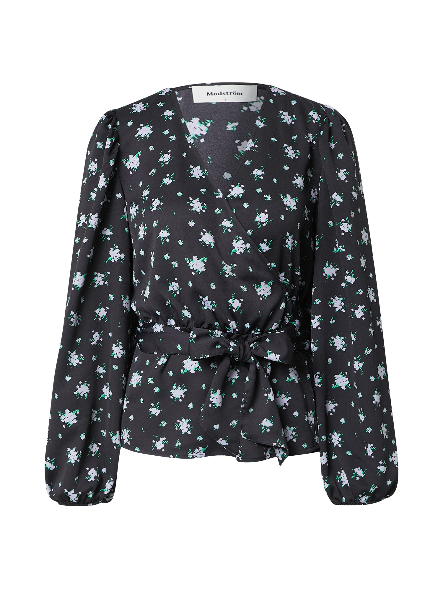 modström Blúz 'Ness'  zöld / orgona / fekete akciós termékkép 1