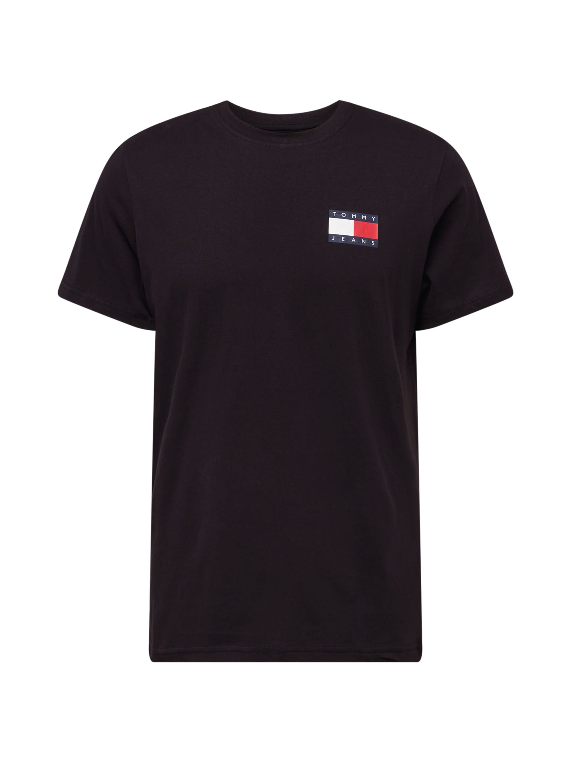 TOMMY JEANS T-shirt 'ESSENTIAL' marinblå / eldröd / svart herr