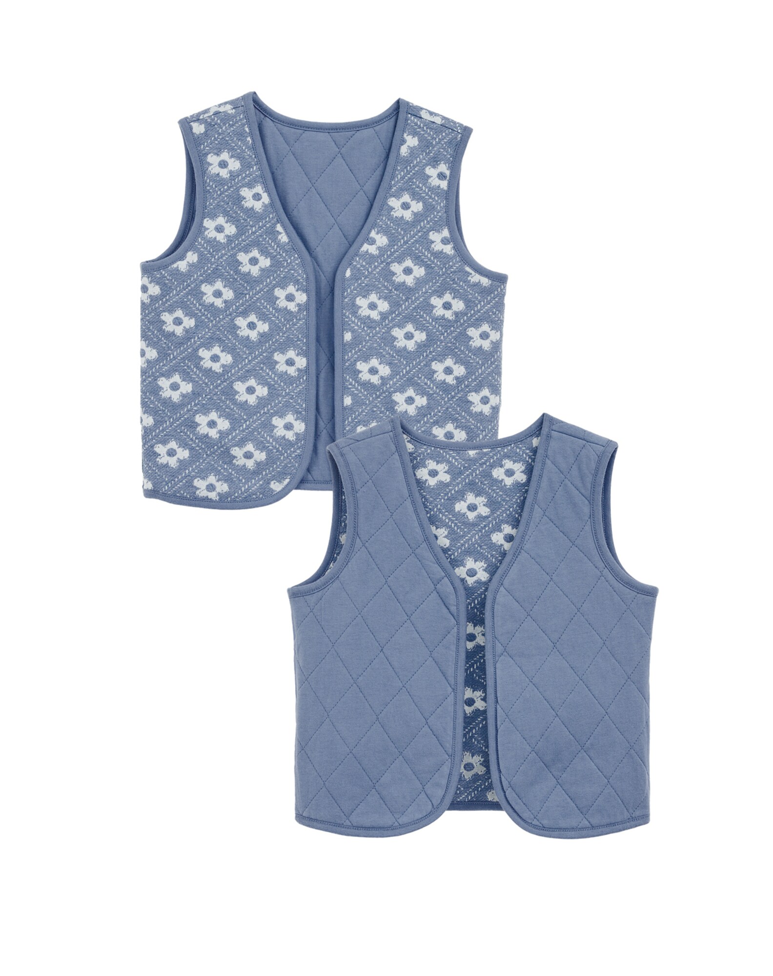 WE Fashion Mellény  opál / fehér akciós termékkép 1