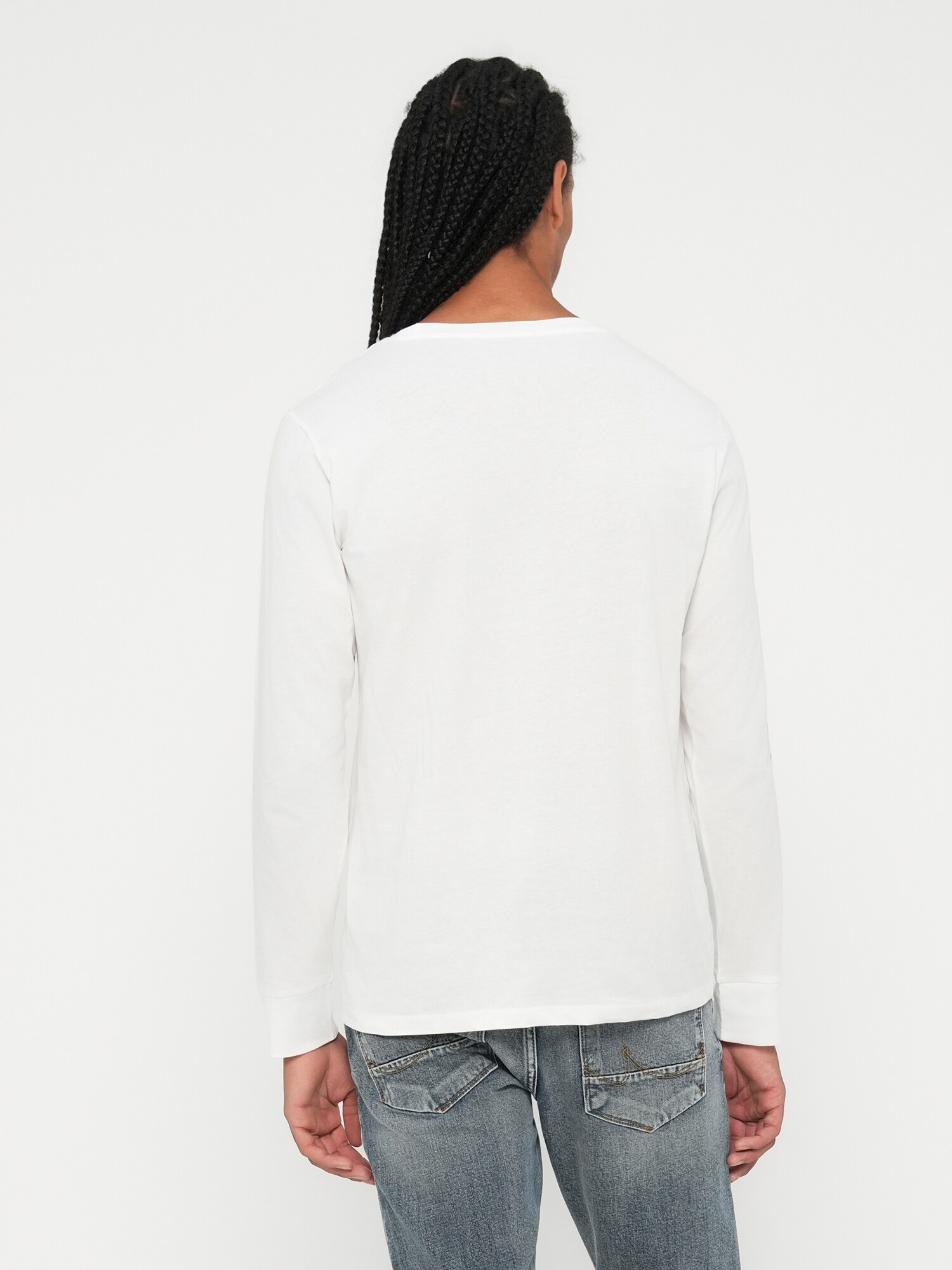 REPLAY Camiseta negro / blanco – imagen 15