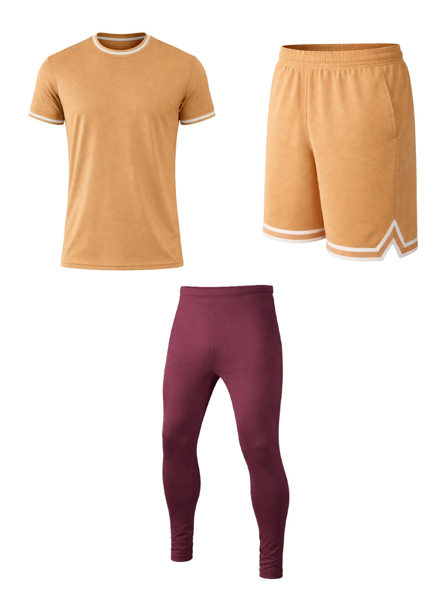 PANTONECLO Completo sportivo 'Flex'  camello