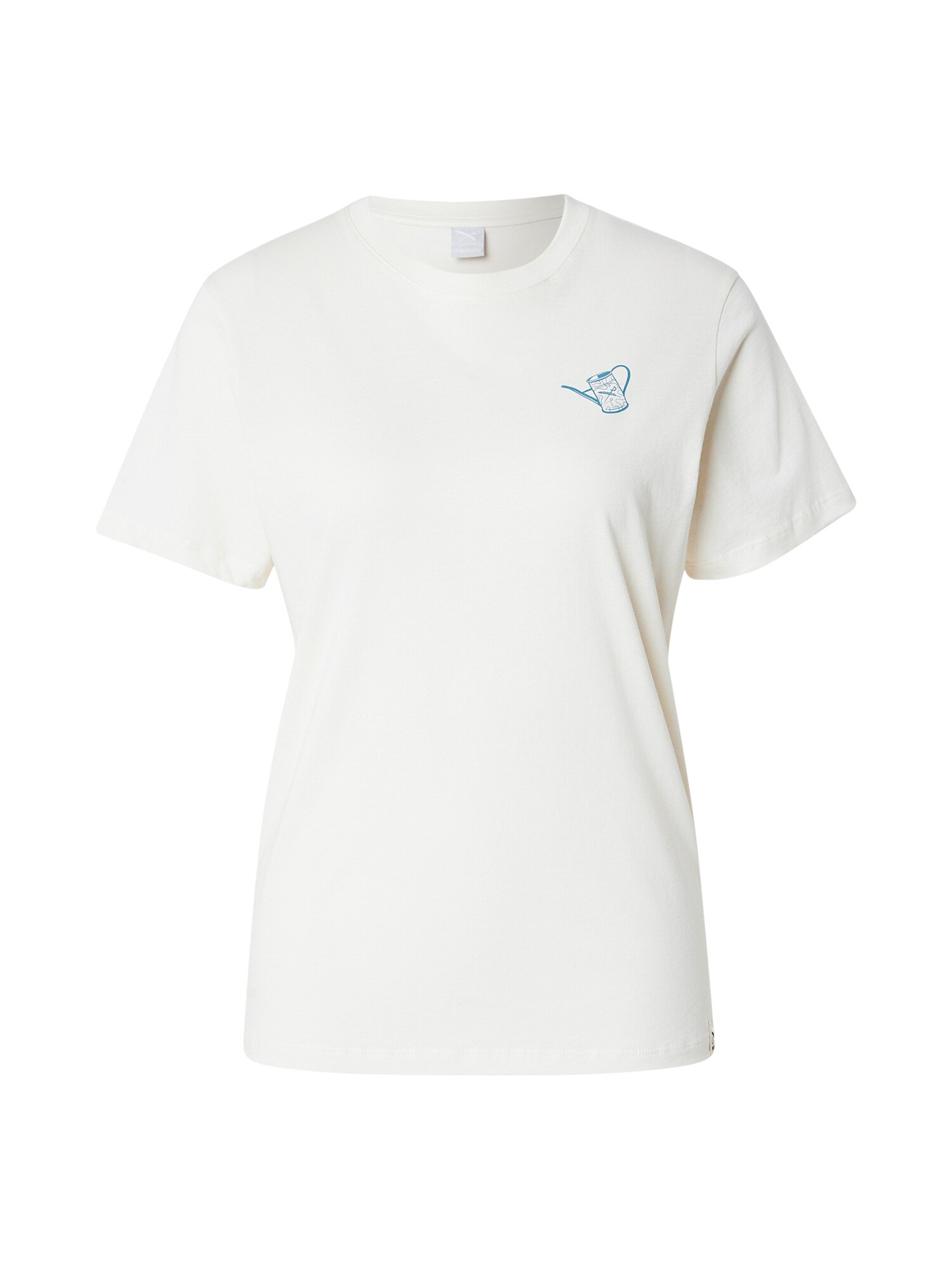 Iriedaily Tricou 'Monstera'  albastru / alb