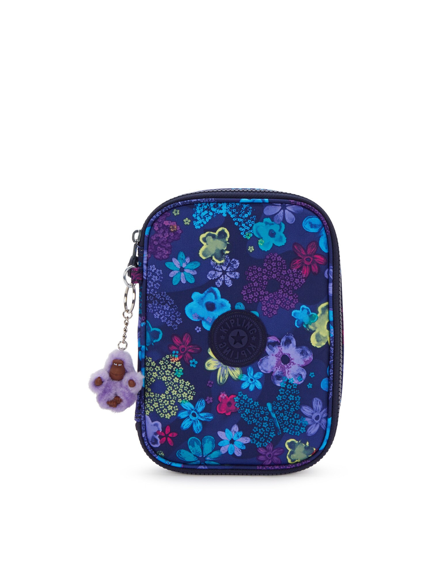 KIPLING Puzdro '100 PENS'  svetlomodrá / zelená / tmavozelená / fialová