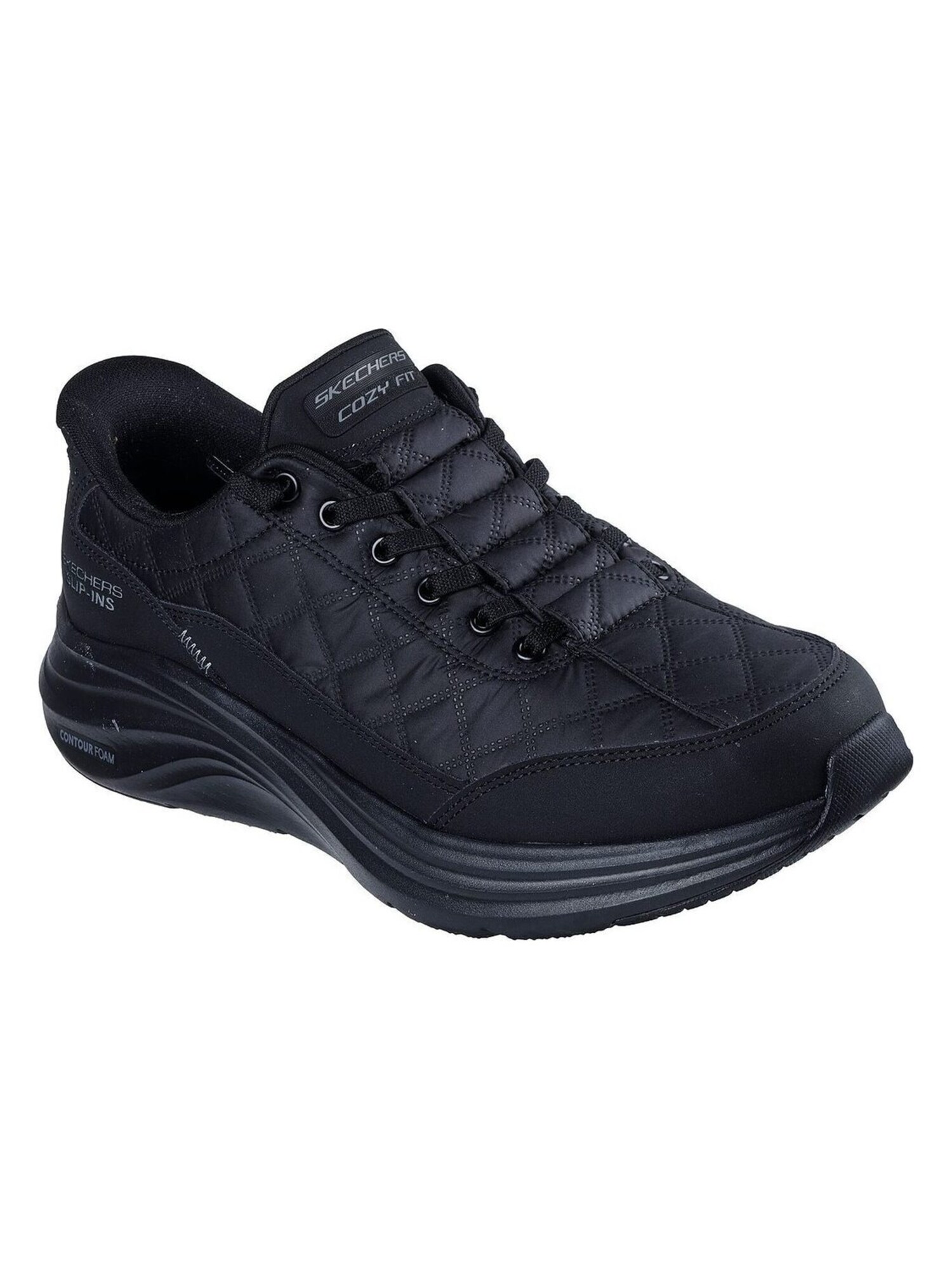 SKECHERS Športová obuv 'Contour Foam - Cozy'  čierna