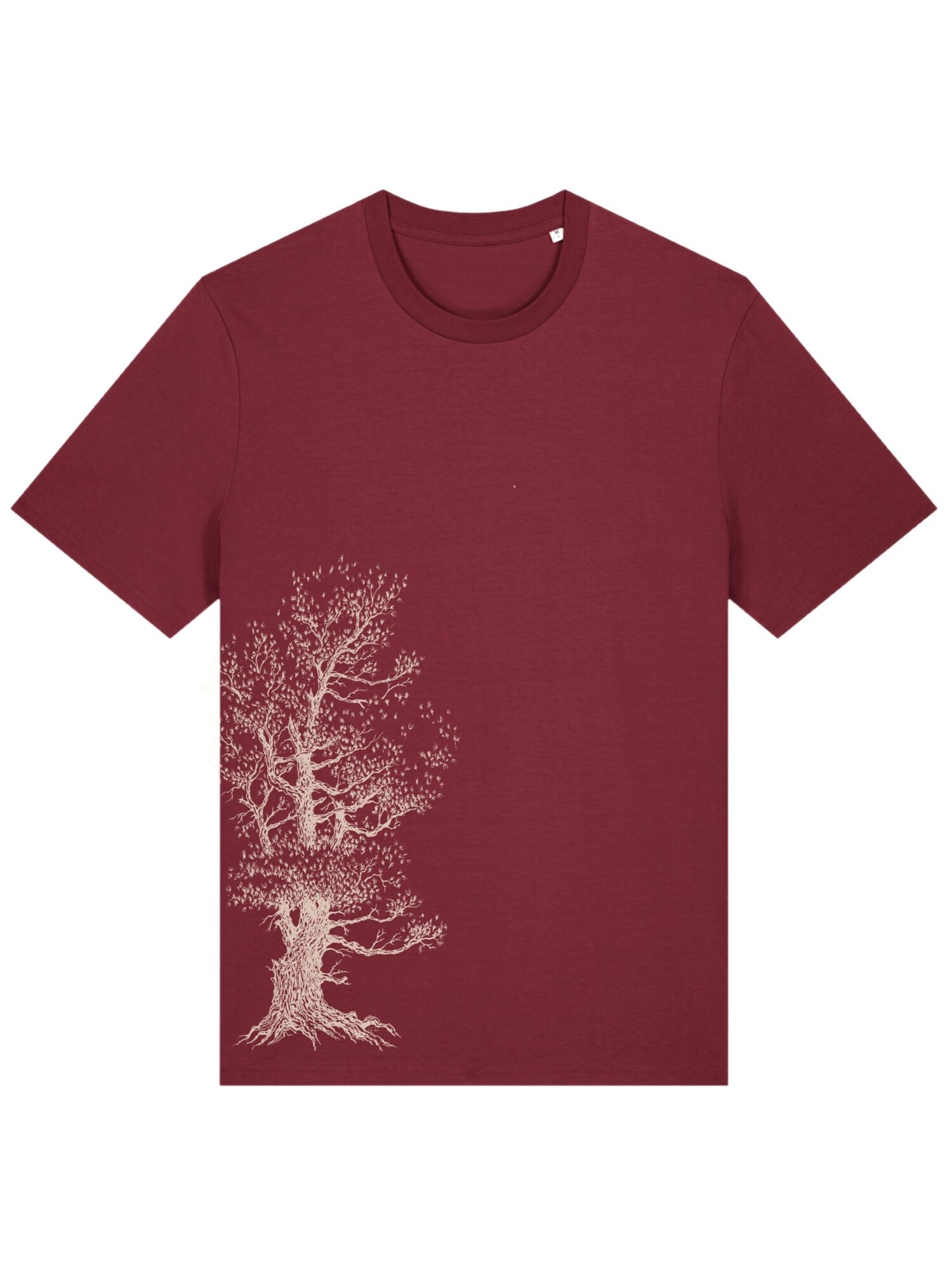 Life-Tree Majica 'Organic Fairwear Pine Tree' burgund