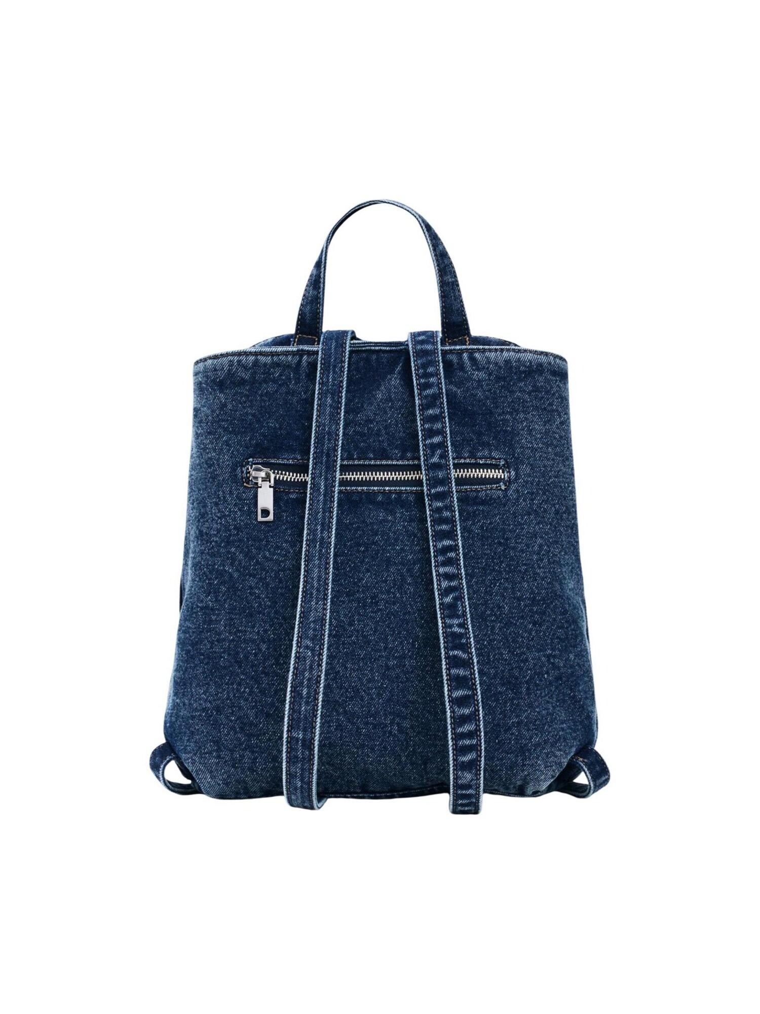 Desigual Batoh  modrá denim (obrázok 3)