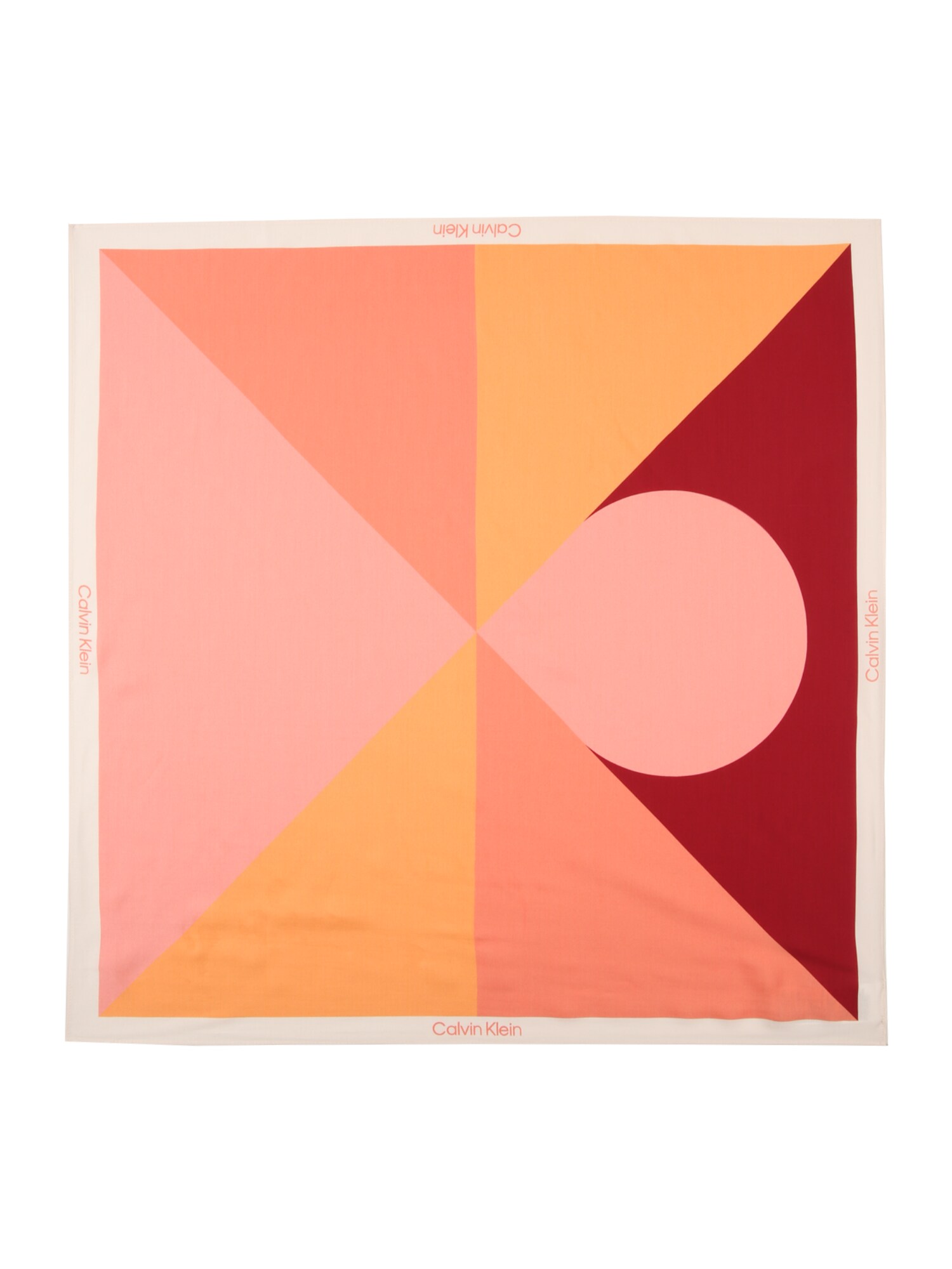 Calvin Klein Ruta 'Colour-blocked'  oranžna / roza / temno rdeča