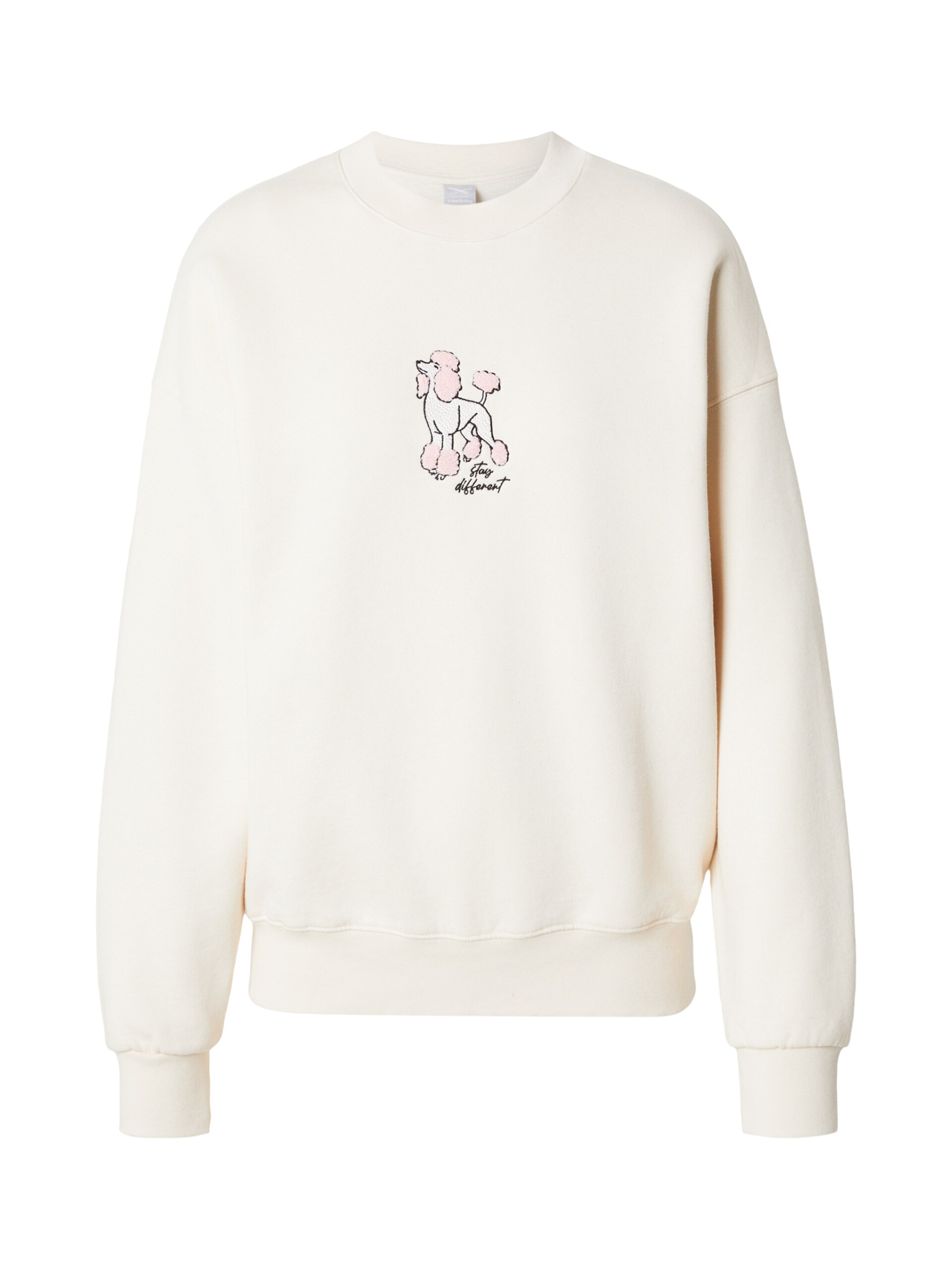 Iriedaily Sweatshirt 'Floodle' kräm / rosa dam