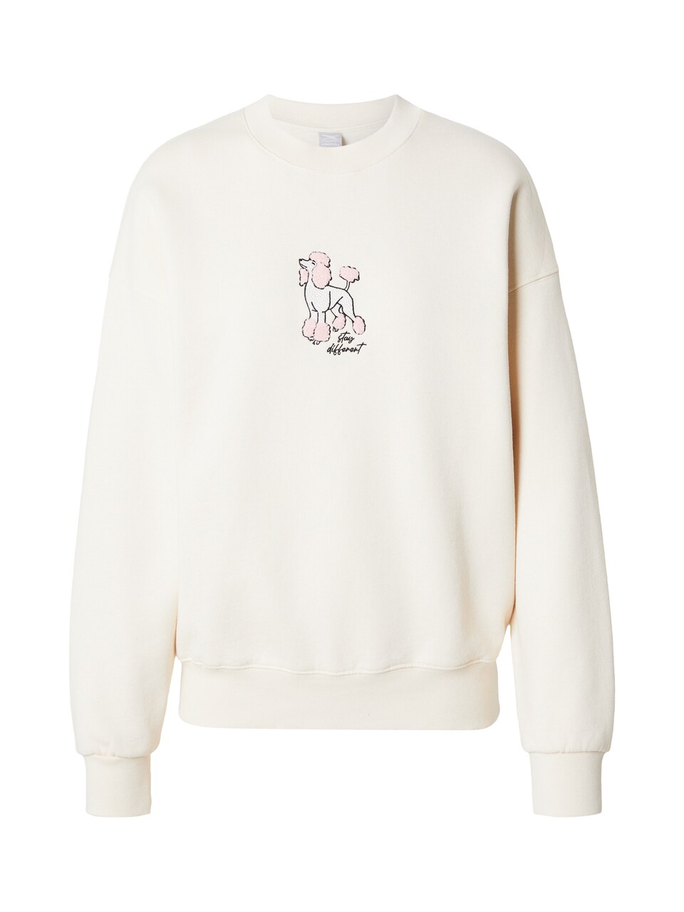 Sweatshirt 'Floodle' kräm / rosa