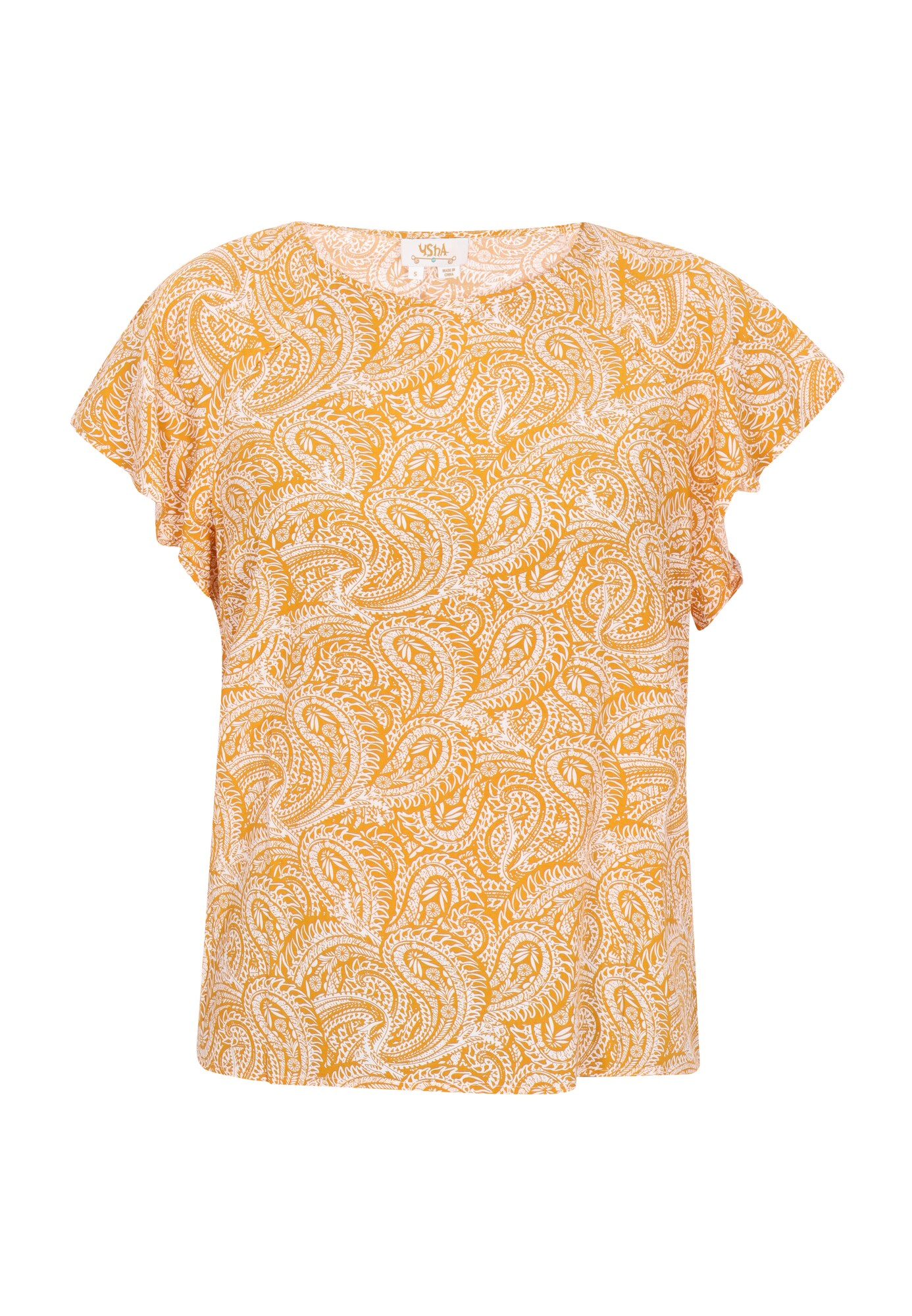 Gaya Blúz 'Fashion Look'  sáfrány / fehér akciós termékkép 1