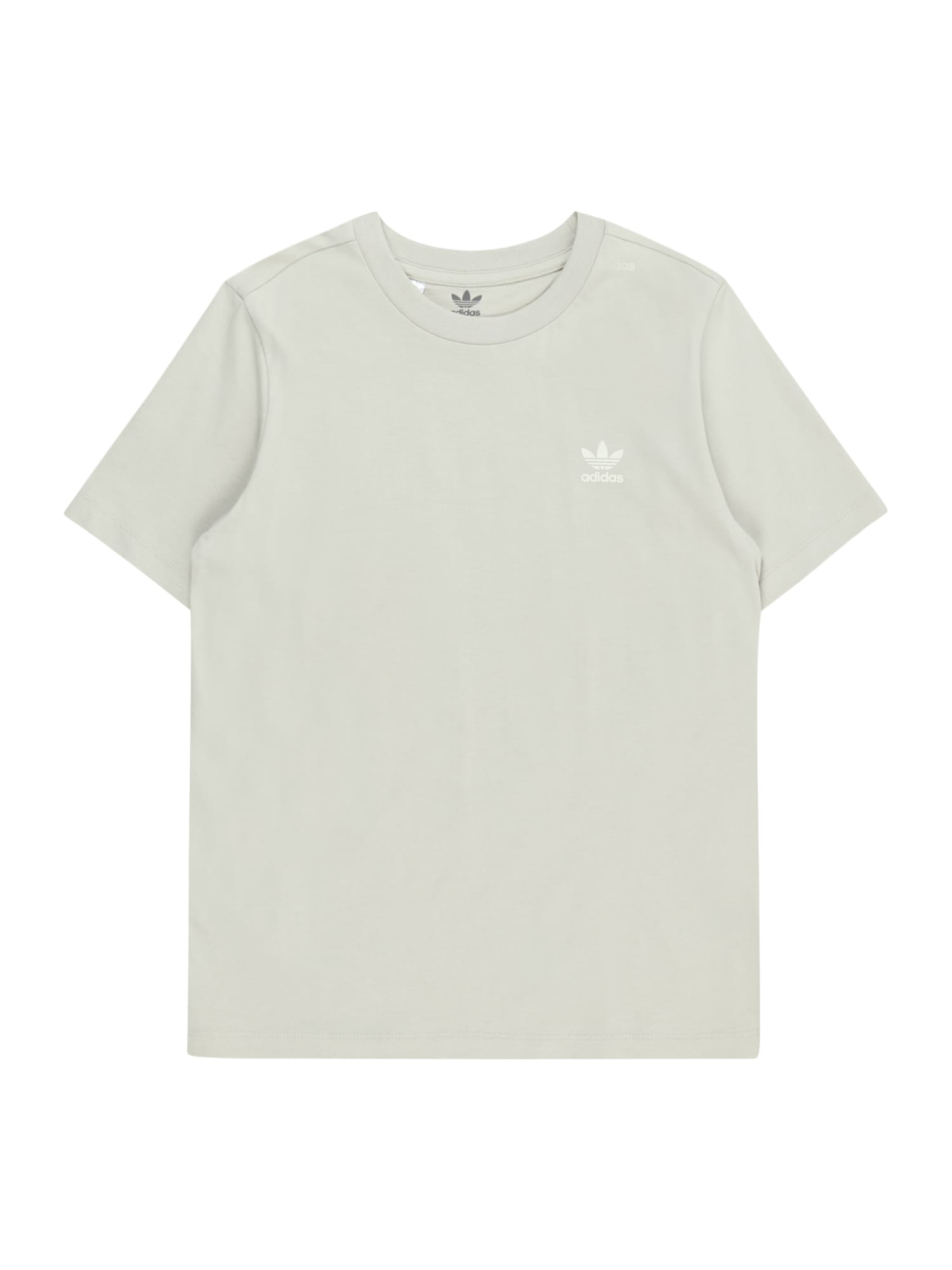 ADIDAS ORIGINALS Marškinėliai 'Adicolor' pilka / balta