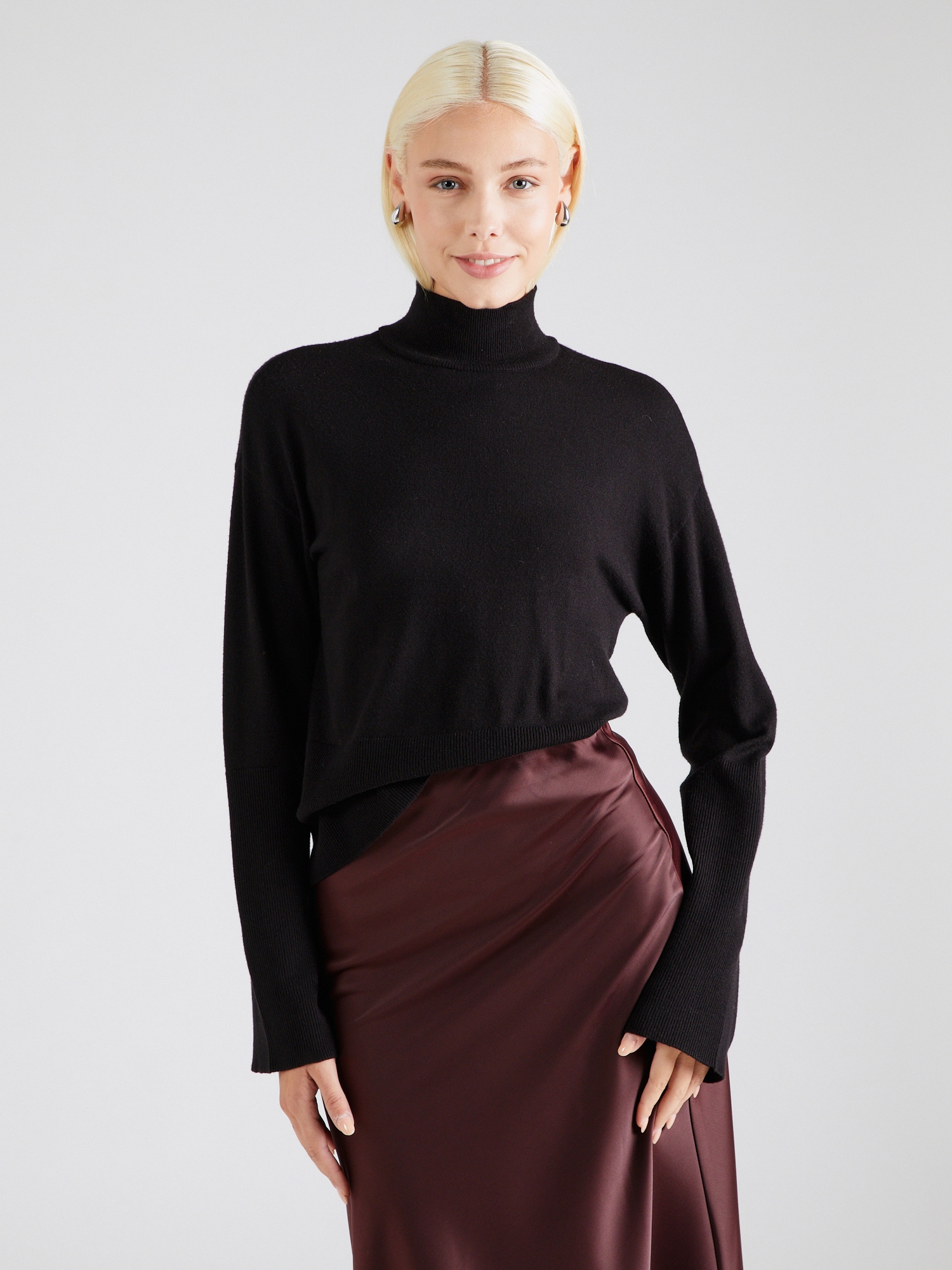 VERO MODA Pulóver 'VMHAPPINESS'  fekete termék 2. képe