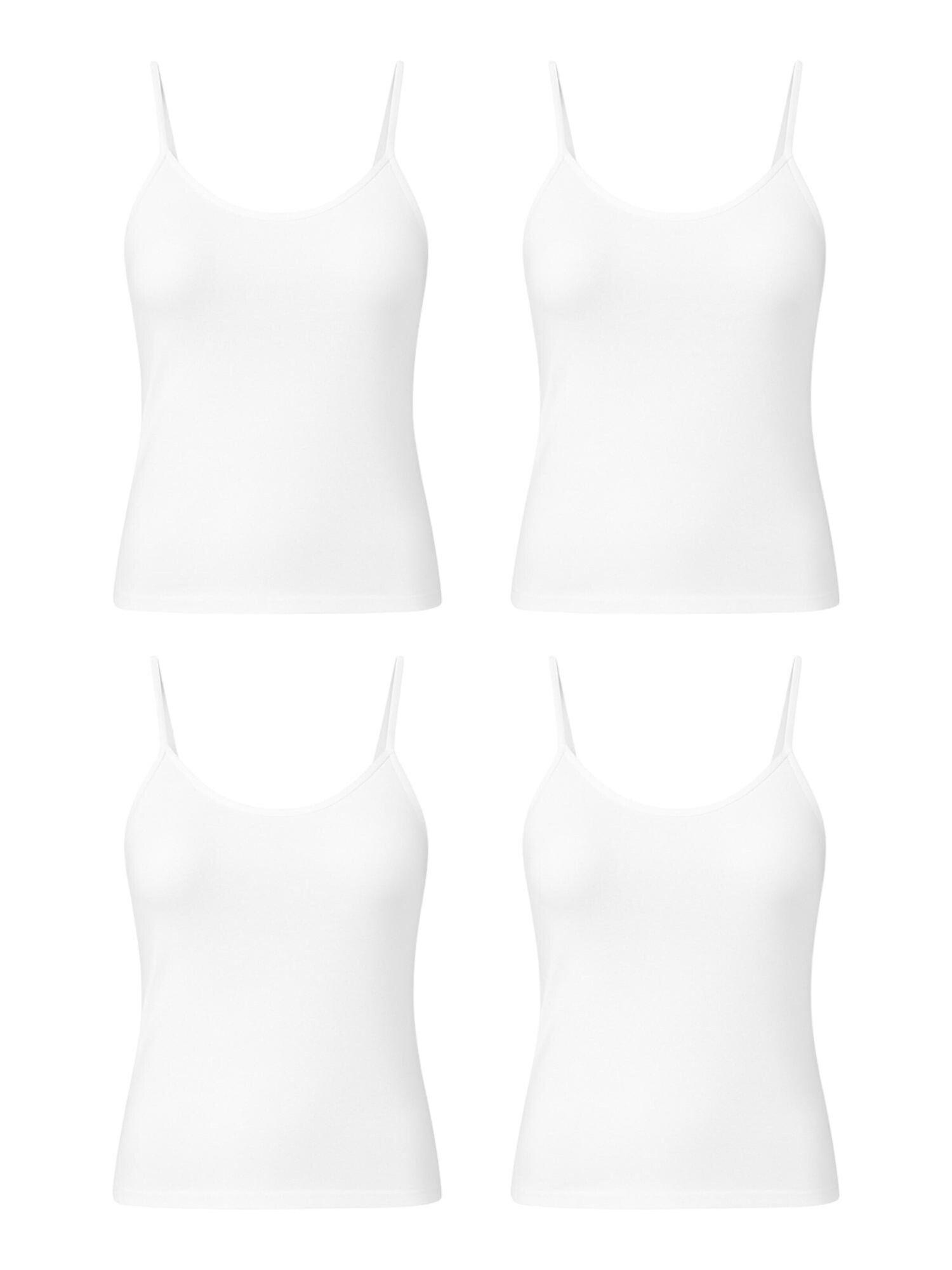 fashionshowcase Camiseta térmica 'Everyday-Spaghetti-Set'  blanco