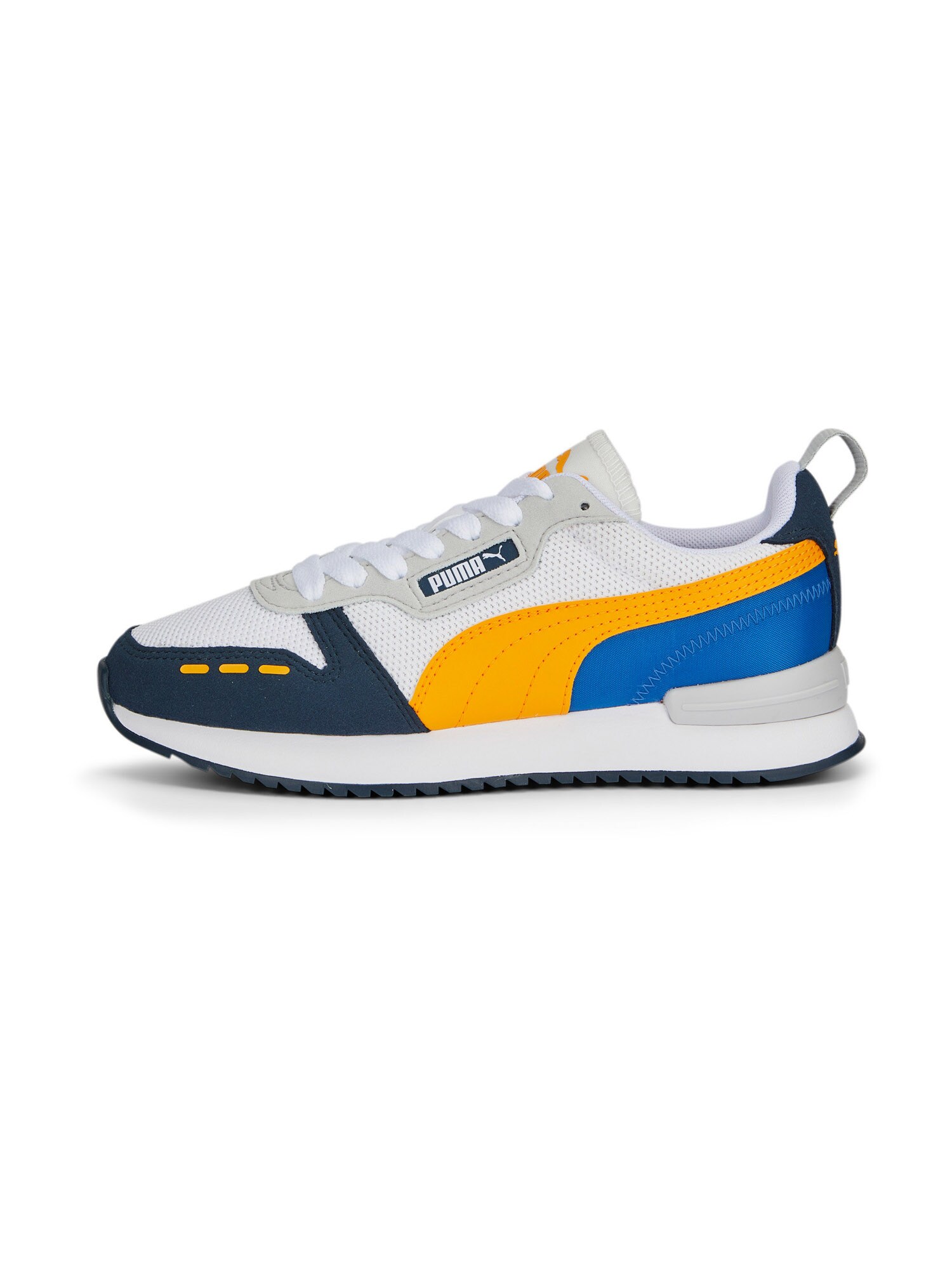 PUMA Сникърси  синьо / тъмносиньо / мед / бяло