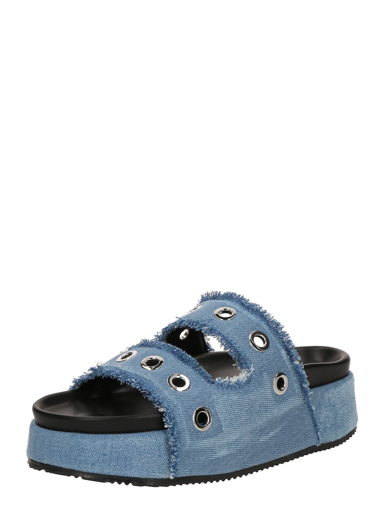 INUIKII Pantolette 'JEANS STUDS' Damen Größe 41 blue denim