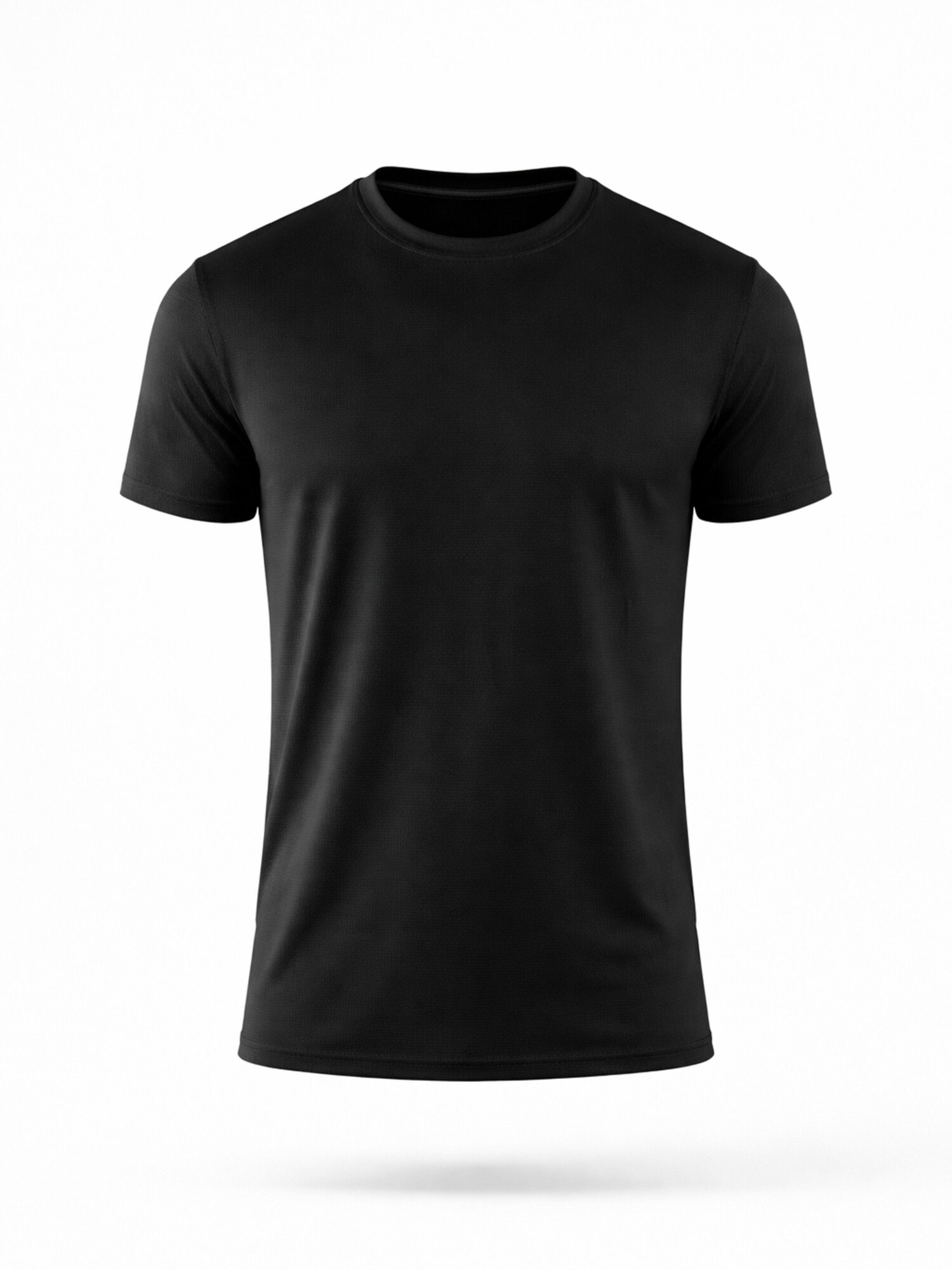 PANTONECLO Camiseta funcional 'Pantoneclo Men's Gym Crew Neck Short Sleeve T-Shirt'  negro