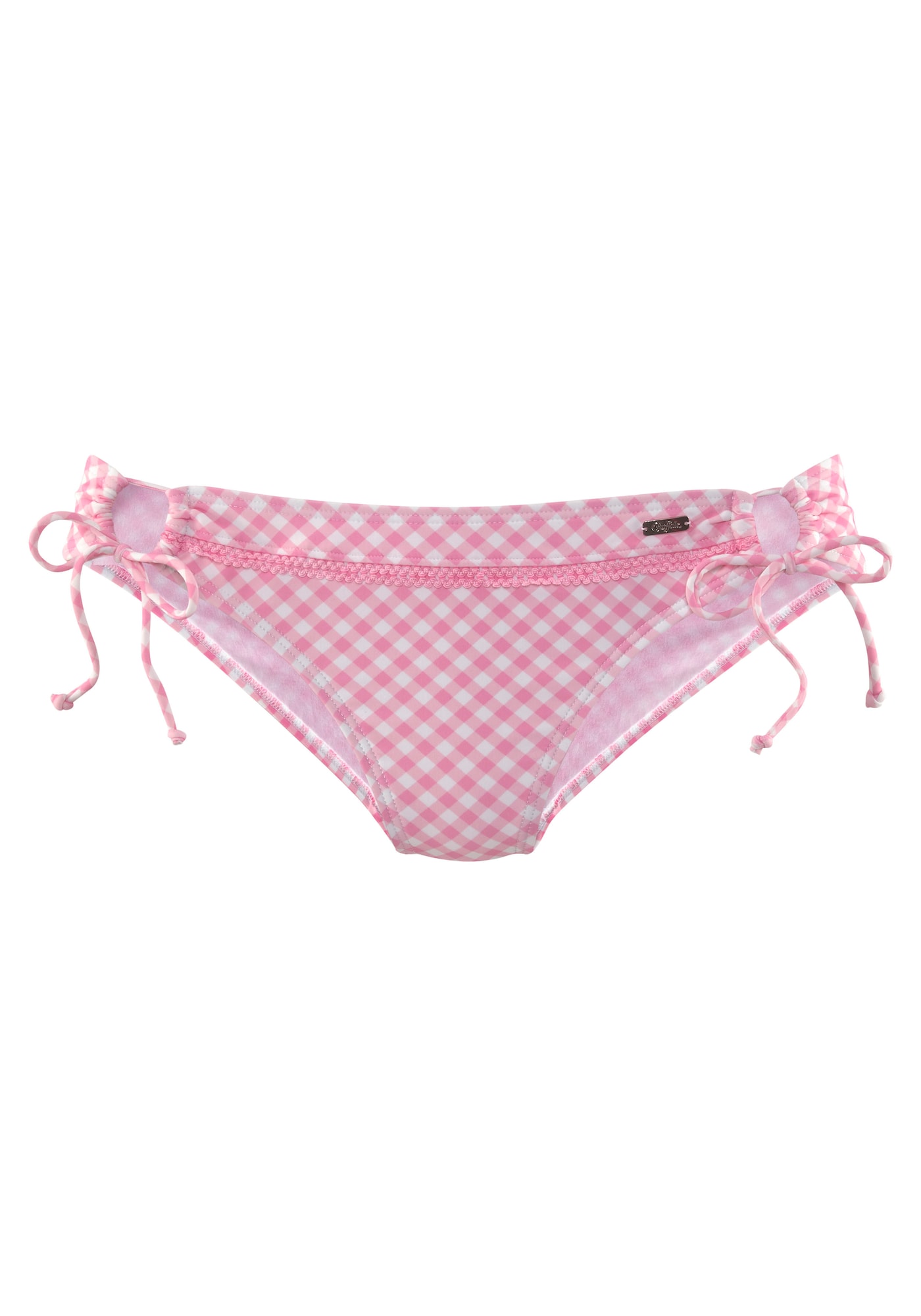 BUFFALO Bikini nadrágok  rózsaszín / fehér akciós termékkép 1