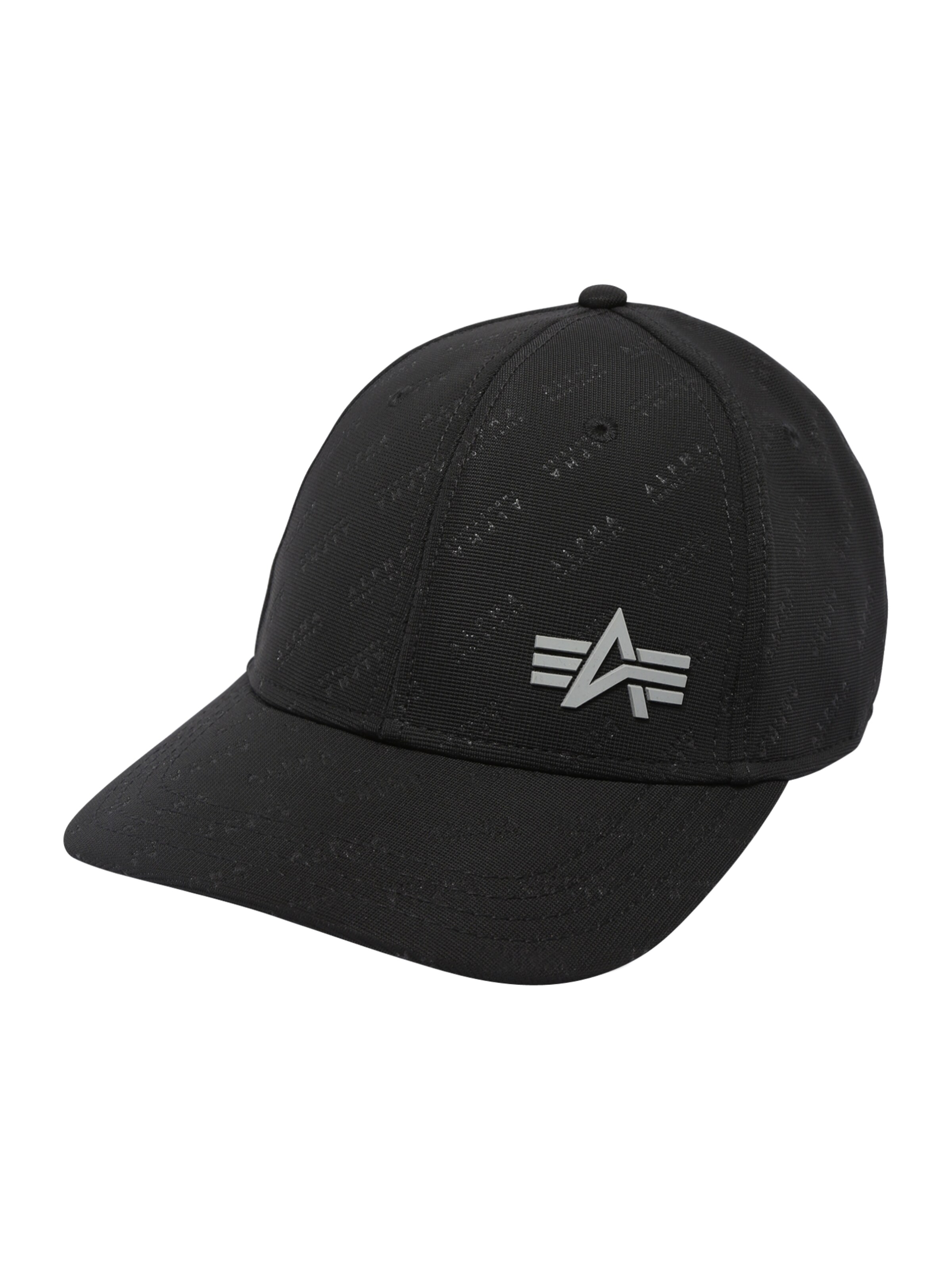 ALPHA INDUSTRIES Kepurė juoda balta 