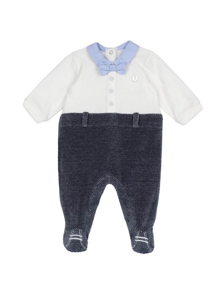 Chicco Schlafanzug Größe 50 hellblau / anthrazit / weiß