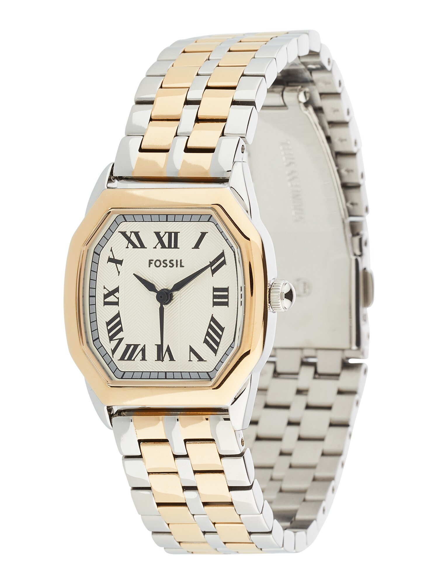 FOSSIL Ceas analogic HARLOW  auriu / argintiu