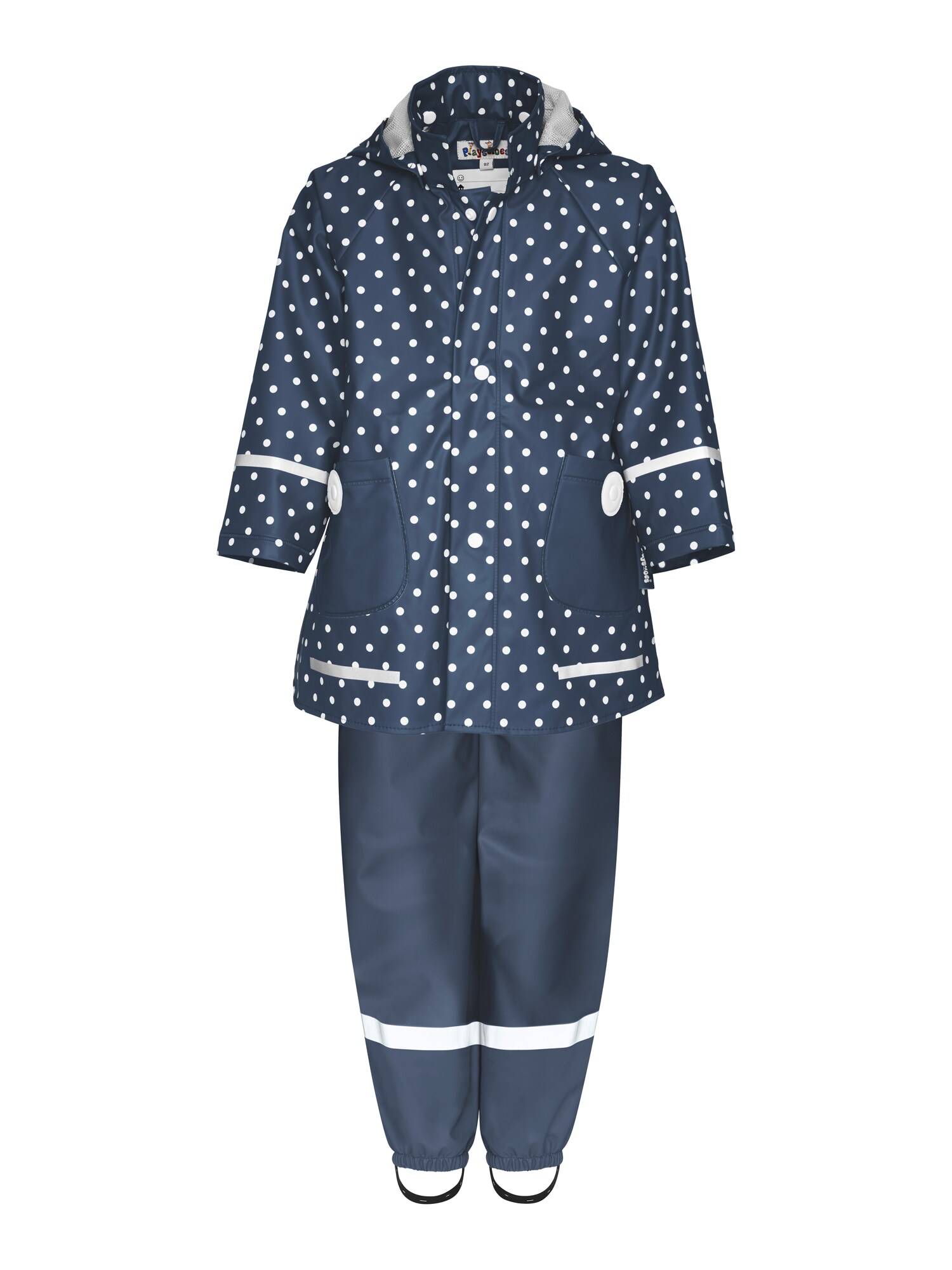 PLAYSHOES Salopetă Punkte albastru marin / alb murdar