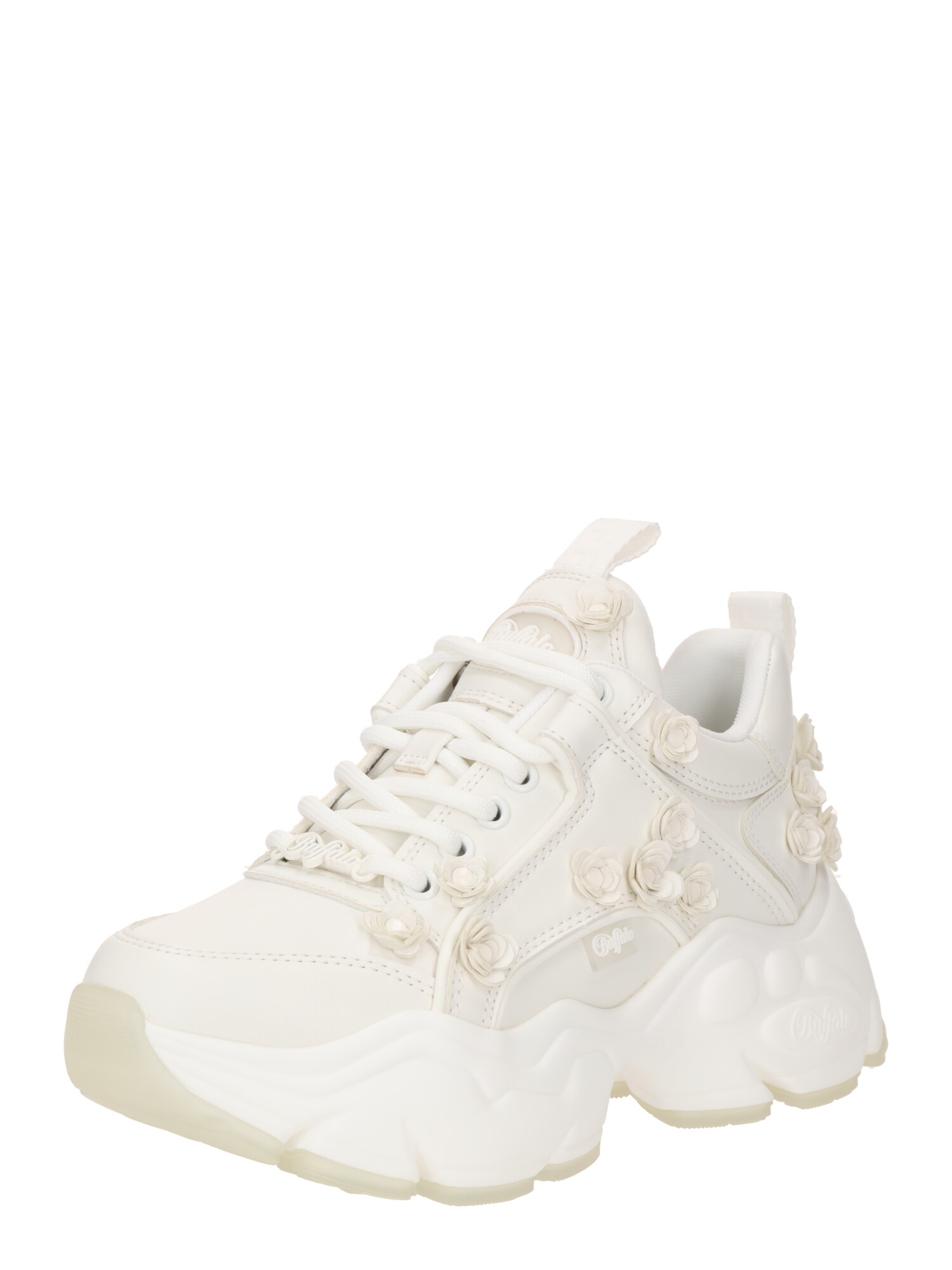BUFFALO Sneaker low Binary Rose alb natural