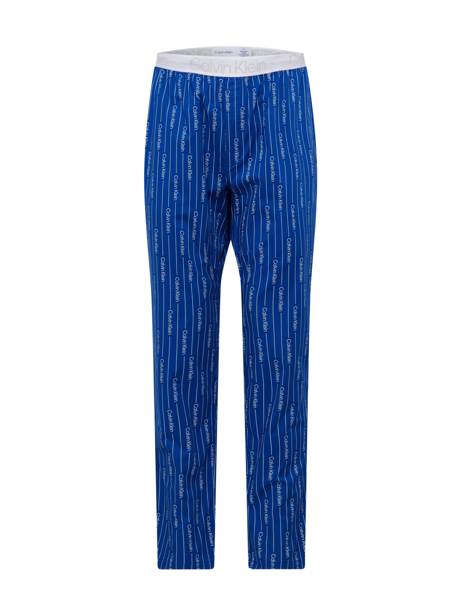 Calvin Klein Underwear Панталон пижама  синьо / сиво / бяло