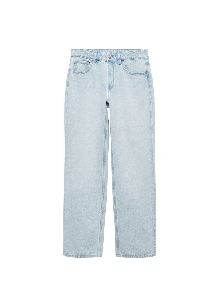 MANGO TEEN Jeans 'Clean' Mädchen Größe 158 hellblau