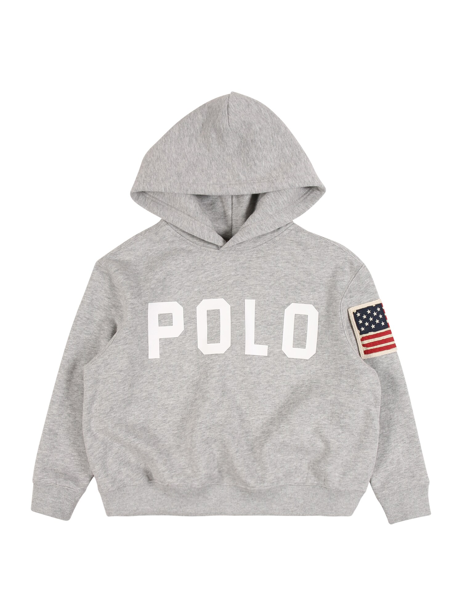 POLO RALPH LAUREN Megztinis be užsegimo  margai pilka / balta