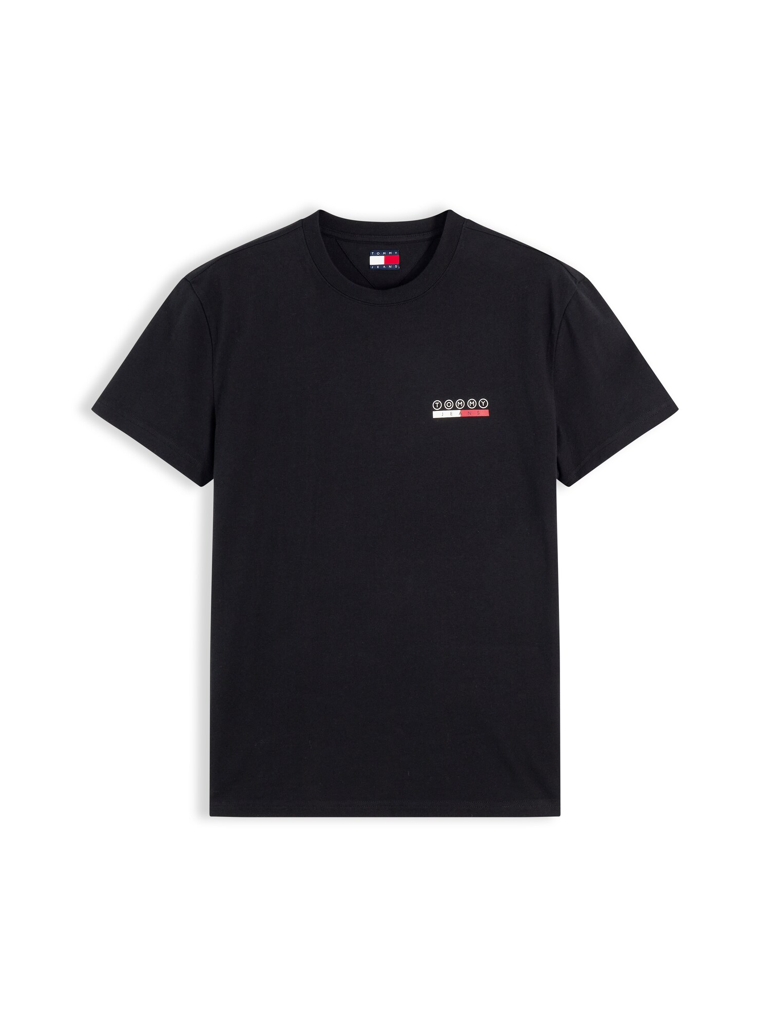 Tommy Jeans Tricou DNA roșu intens / negru / alb