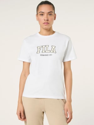 FILA Camiseta 'RIFREDI regular graphic t-shirt'  blanco