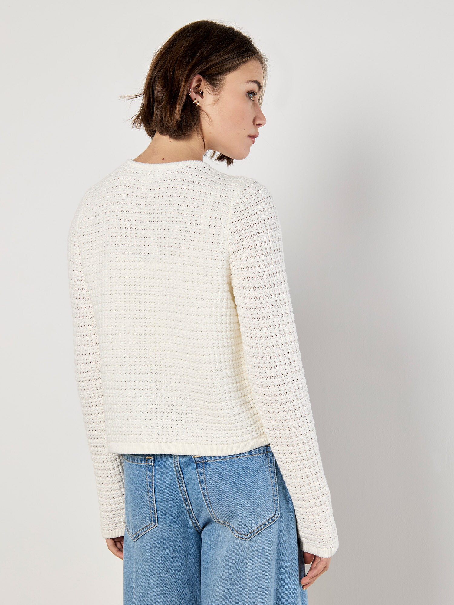 Thumbnail - Waffle Knit Cardigan ' '