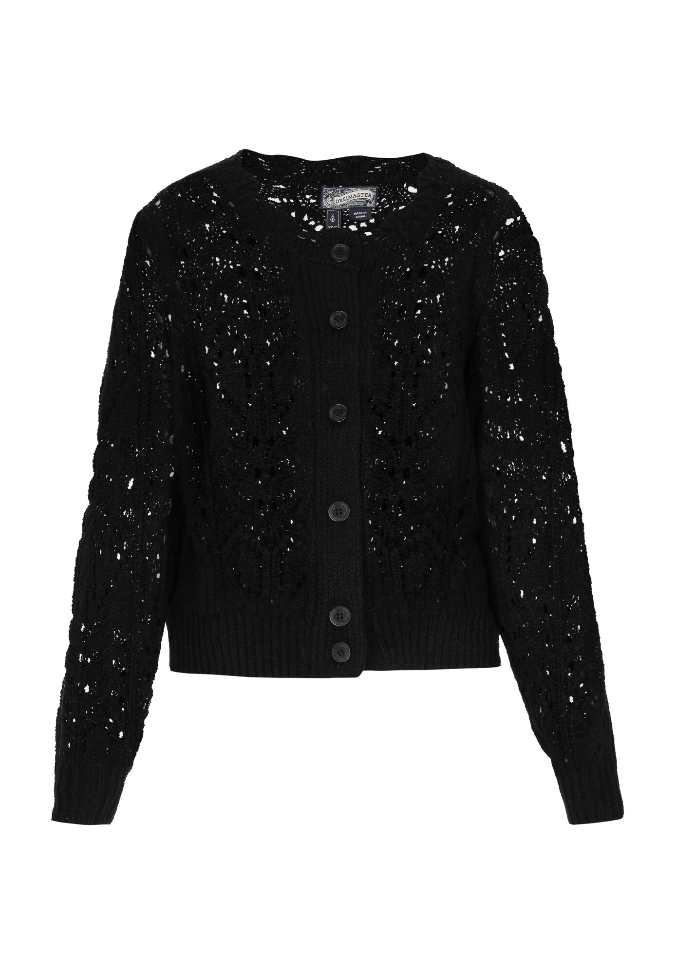 DreiMaster Vintage Geacă tricotată  negru