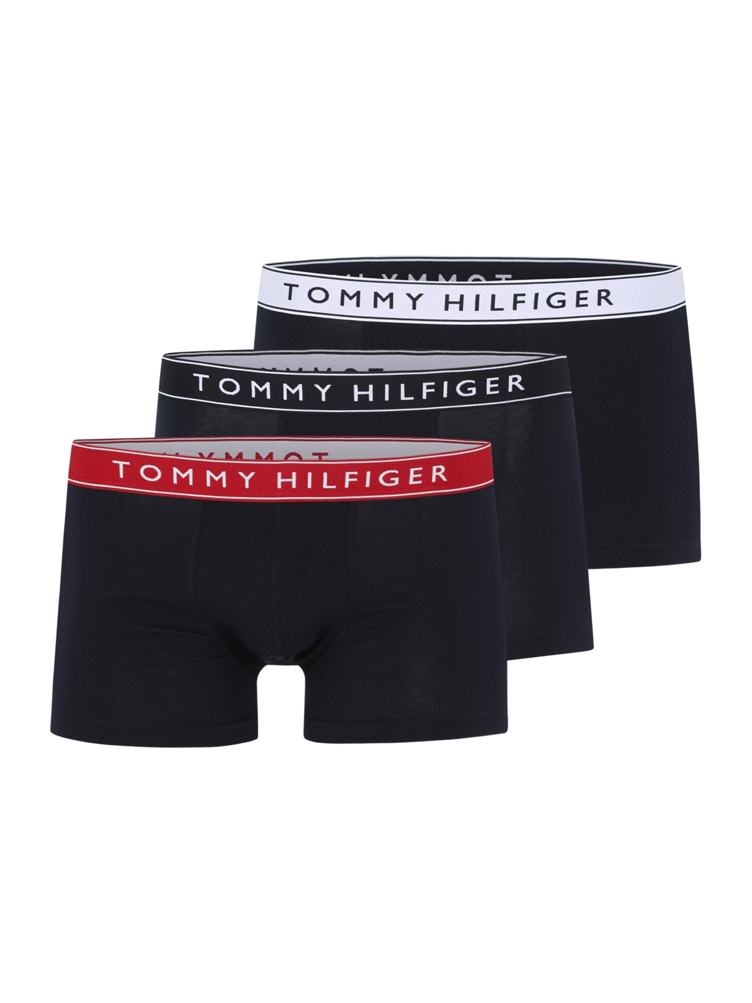 Tommy Hilfiger Underwear Boxeri  albastru noapte / roși aprins / alb murdar
