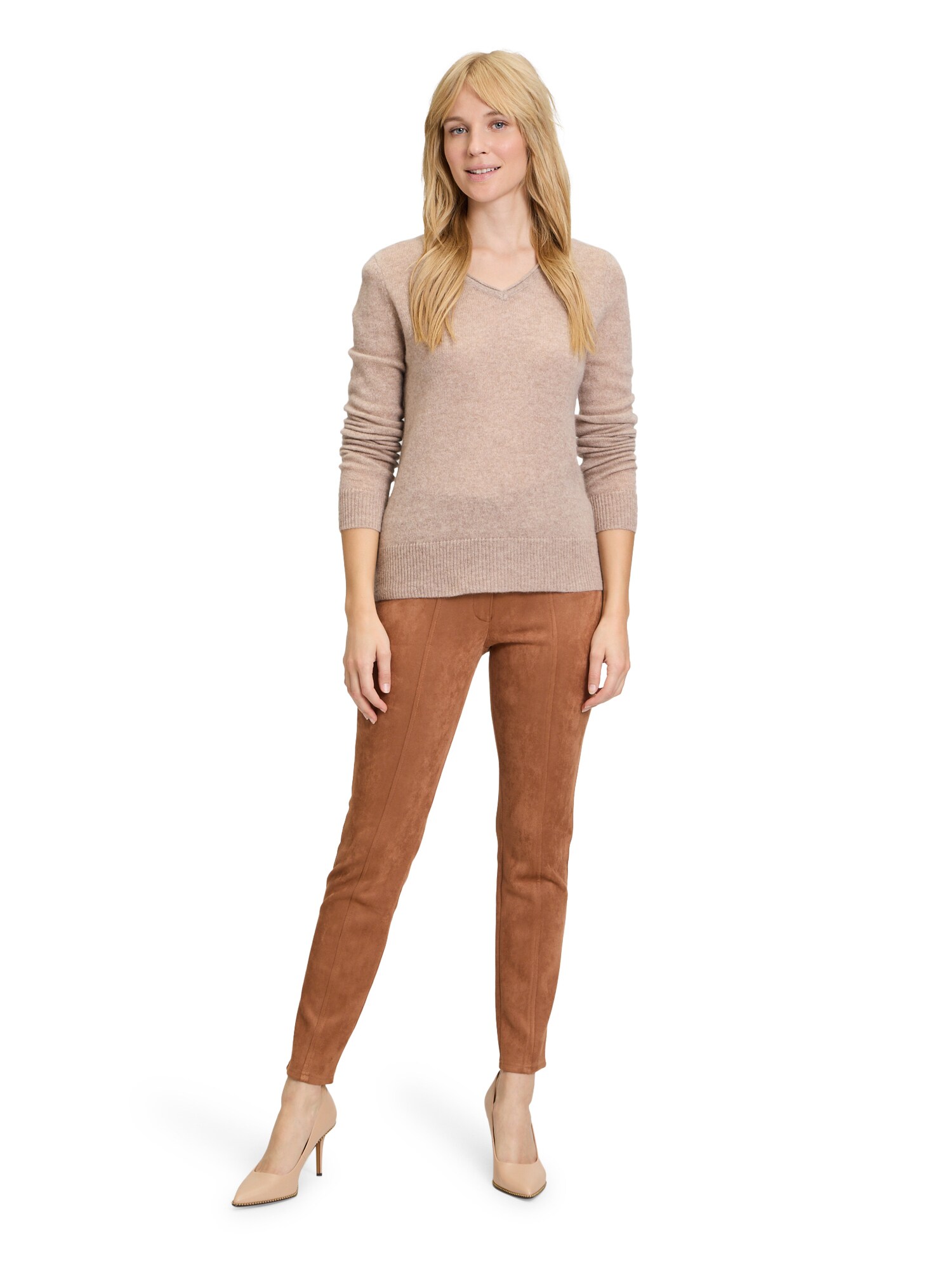 Thumbnail - Betty Barclay Kaschmir-Pullover mit V-Ausschnitt